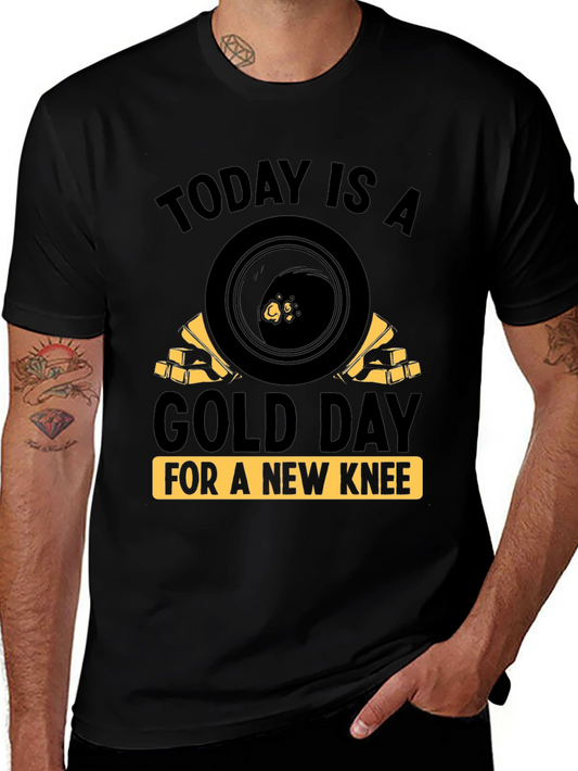 Gold Day New Knee Graphic Tee