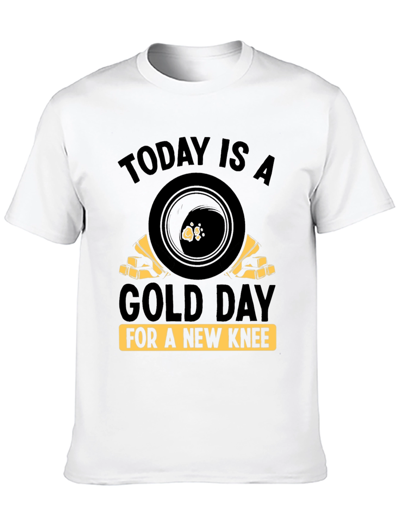 Gold Day New Knee Graphic Tee
