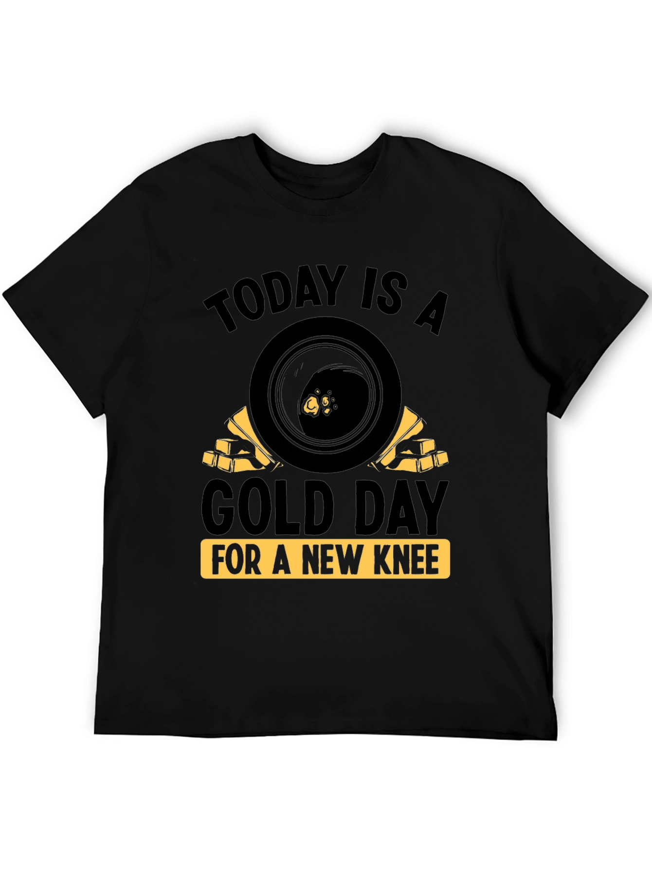Gold Day New Knee Graphic Tee