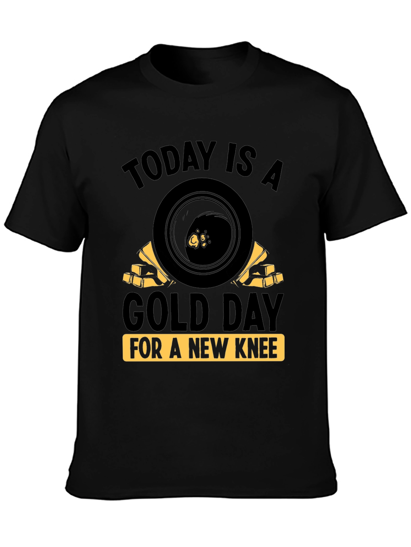 Gold Day New Knee Graphic Tee