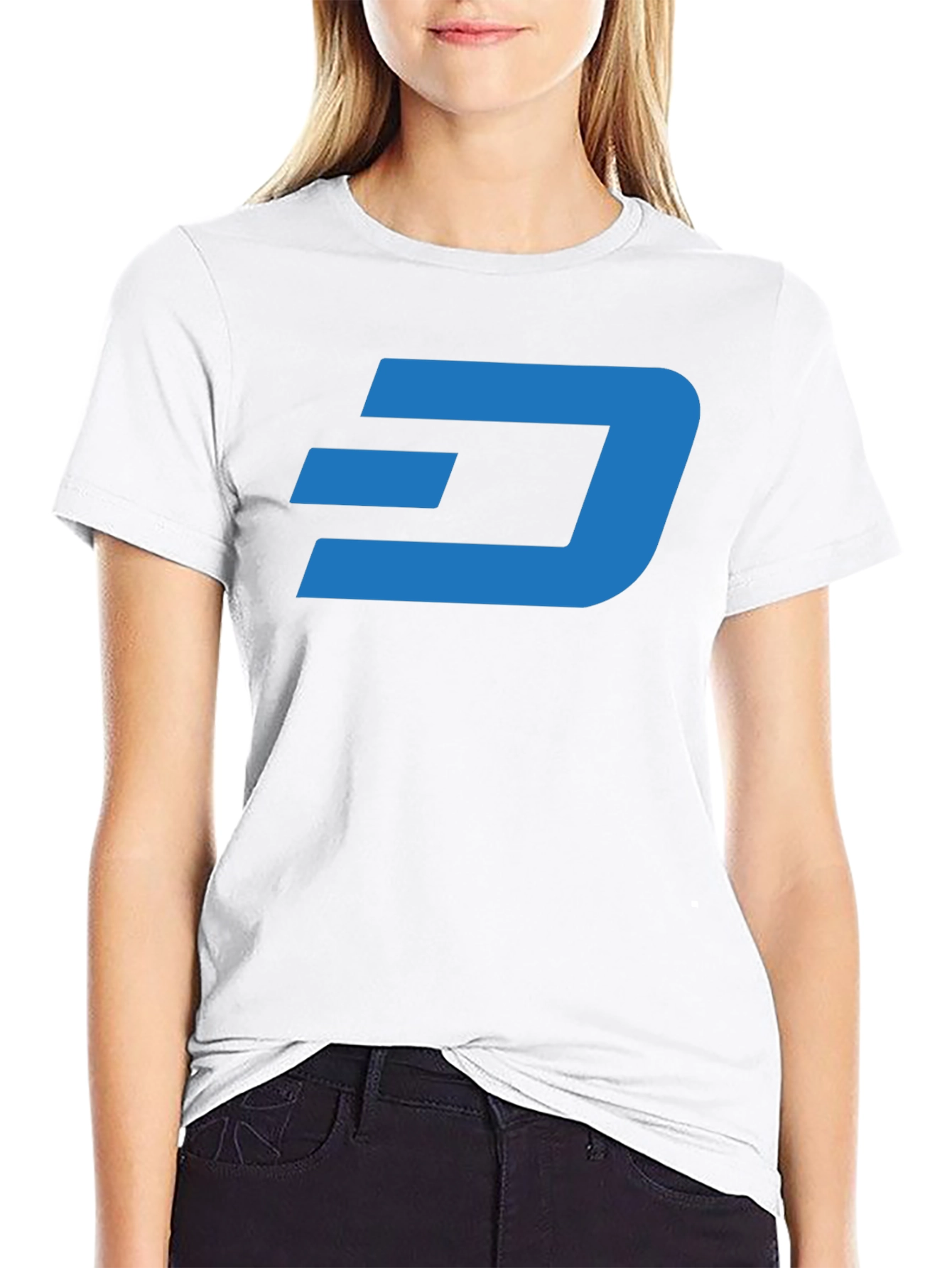 DASH Crypto Black T-Shirt - Stylish Cryptocurrency Tee