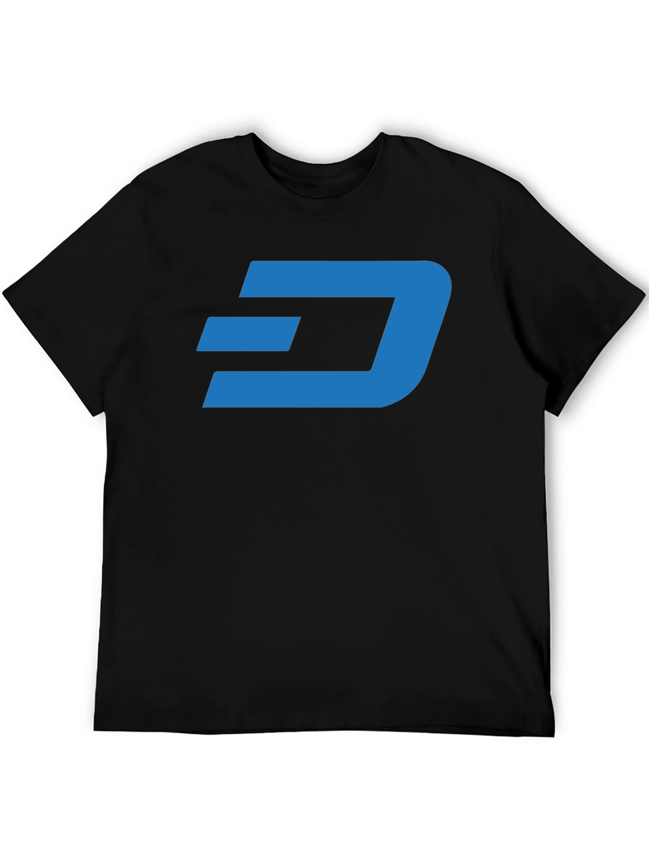 DASH Crypto Black T-Shirt - Stylish Cryptocurrency Tee