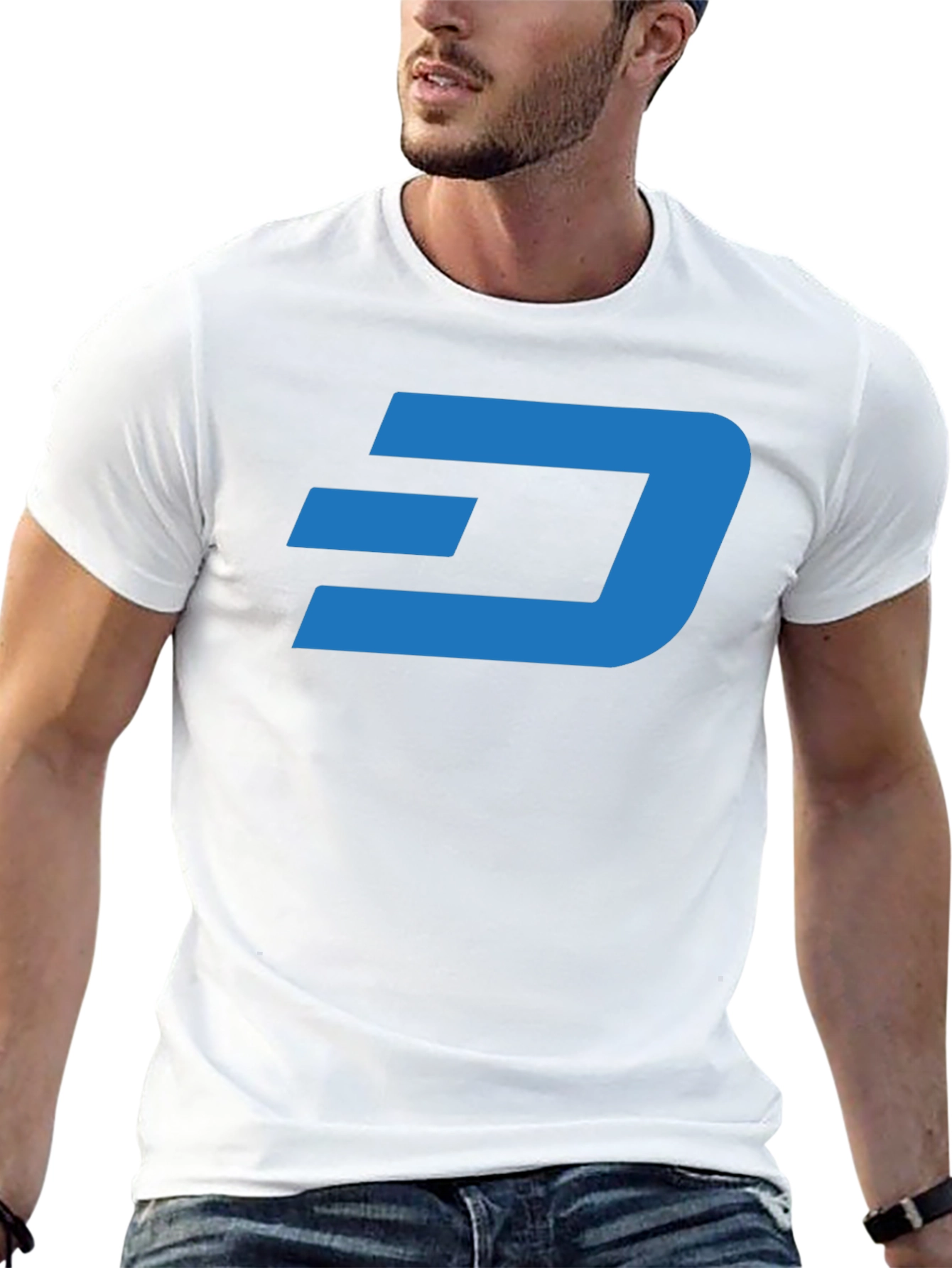 DASH Crypto Black T-Shirt - Stylish Cryptocurrency Tee
