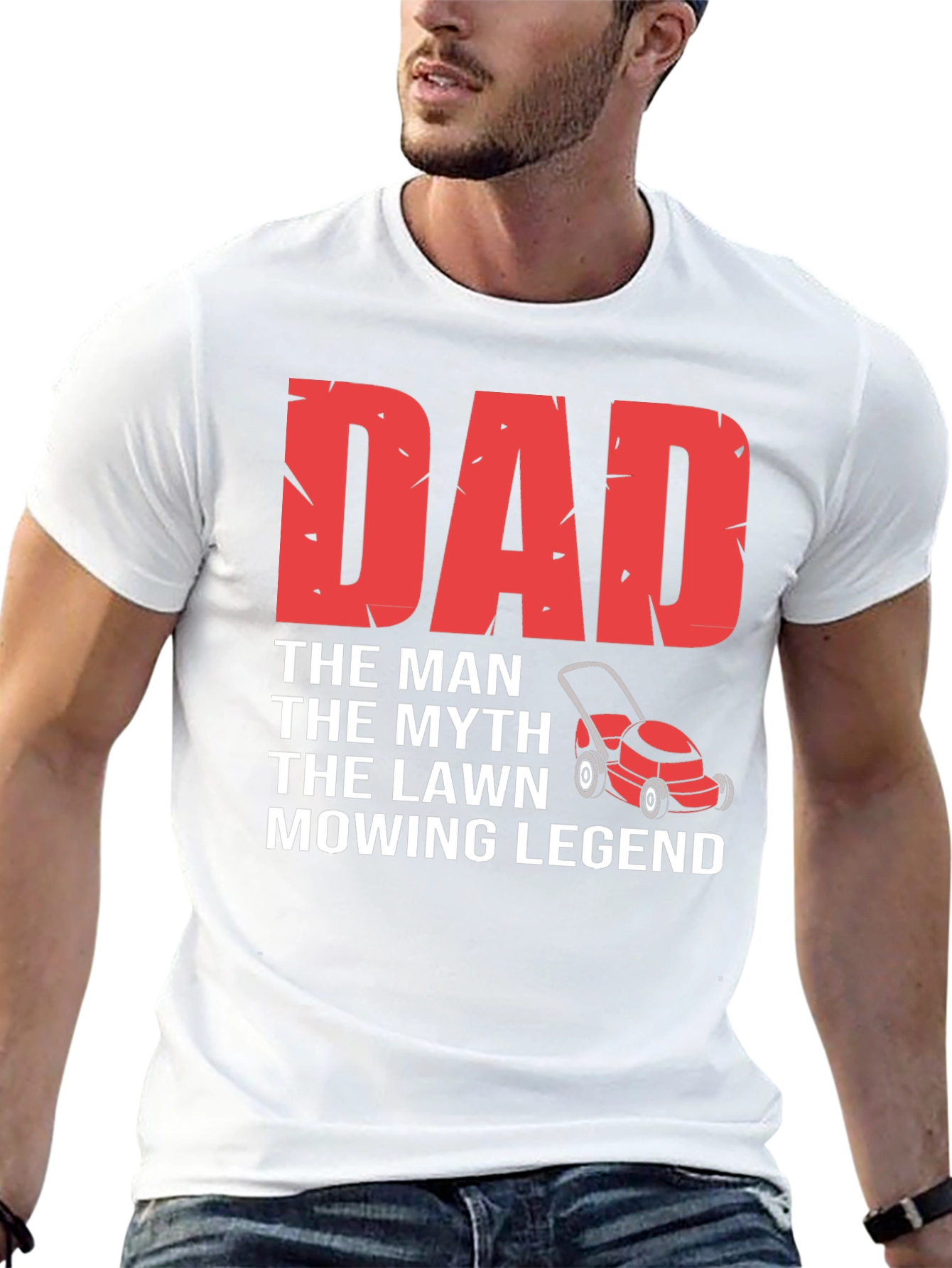 Dad Mowing Legend T-Shirt