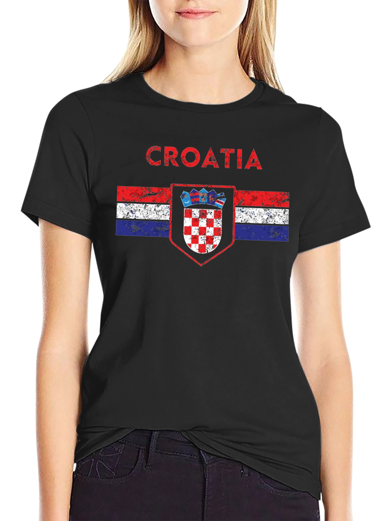 Croatia Flag Graphic T-Shirt