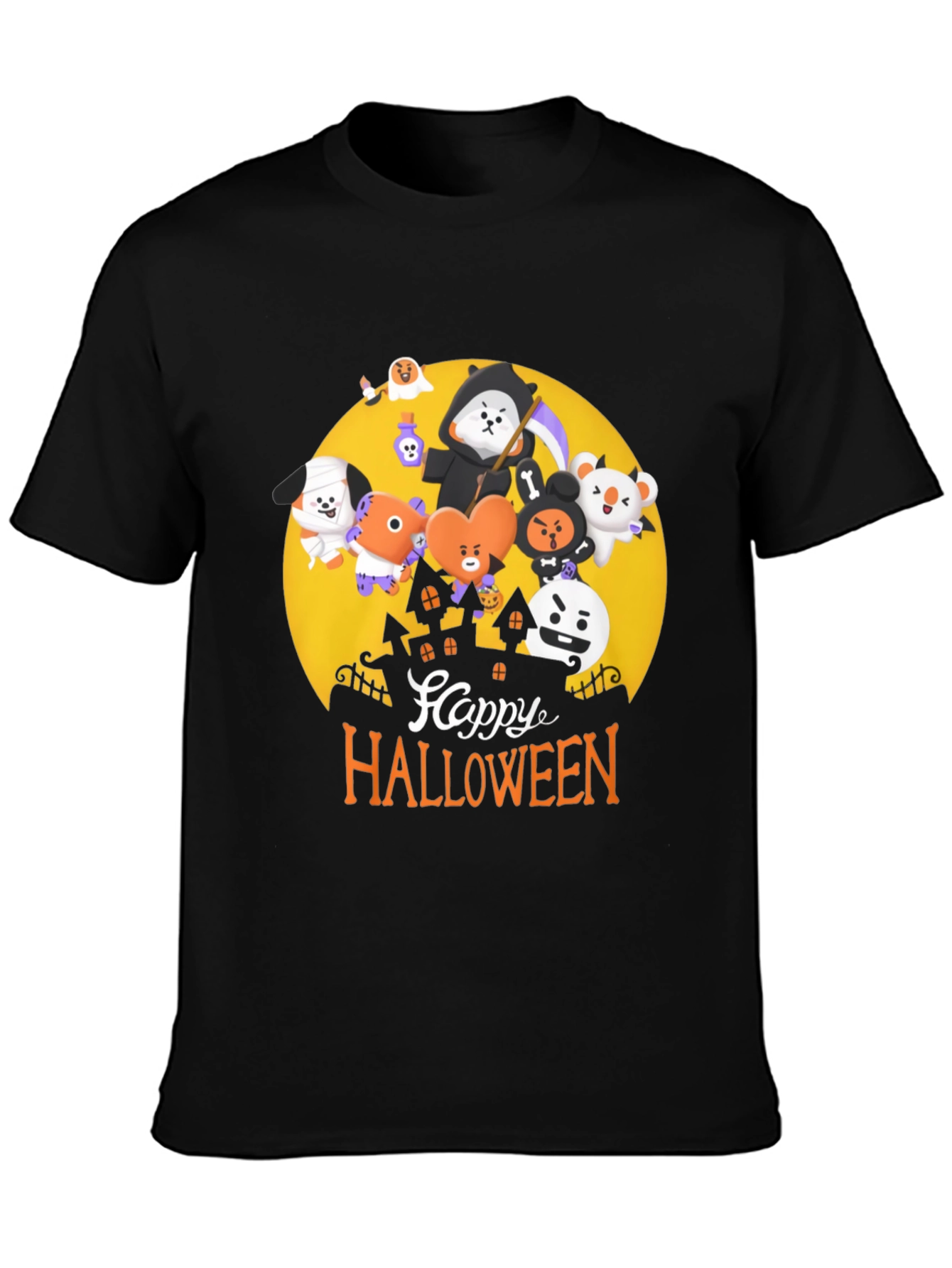 Happy Halloween T-Shirt: BT21 Characters