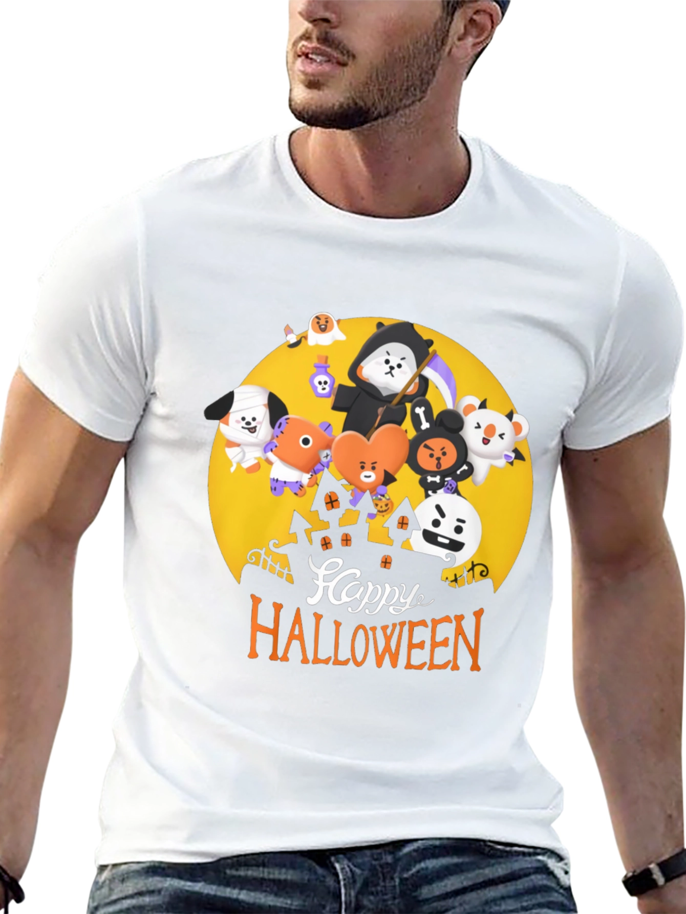 Happy Halloween T-Shirt: BT21 Characters