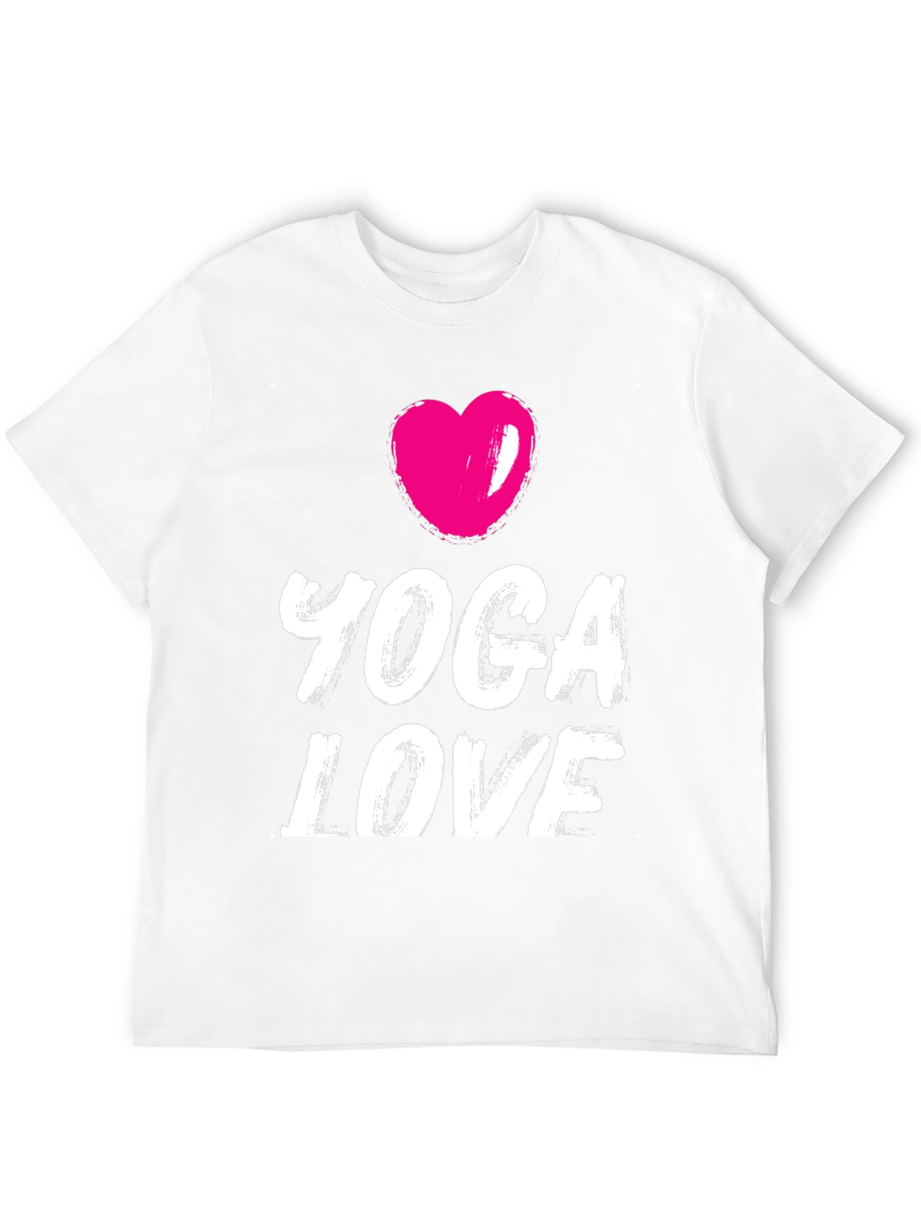 Yoga Love Graphic Tee - Black