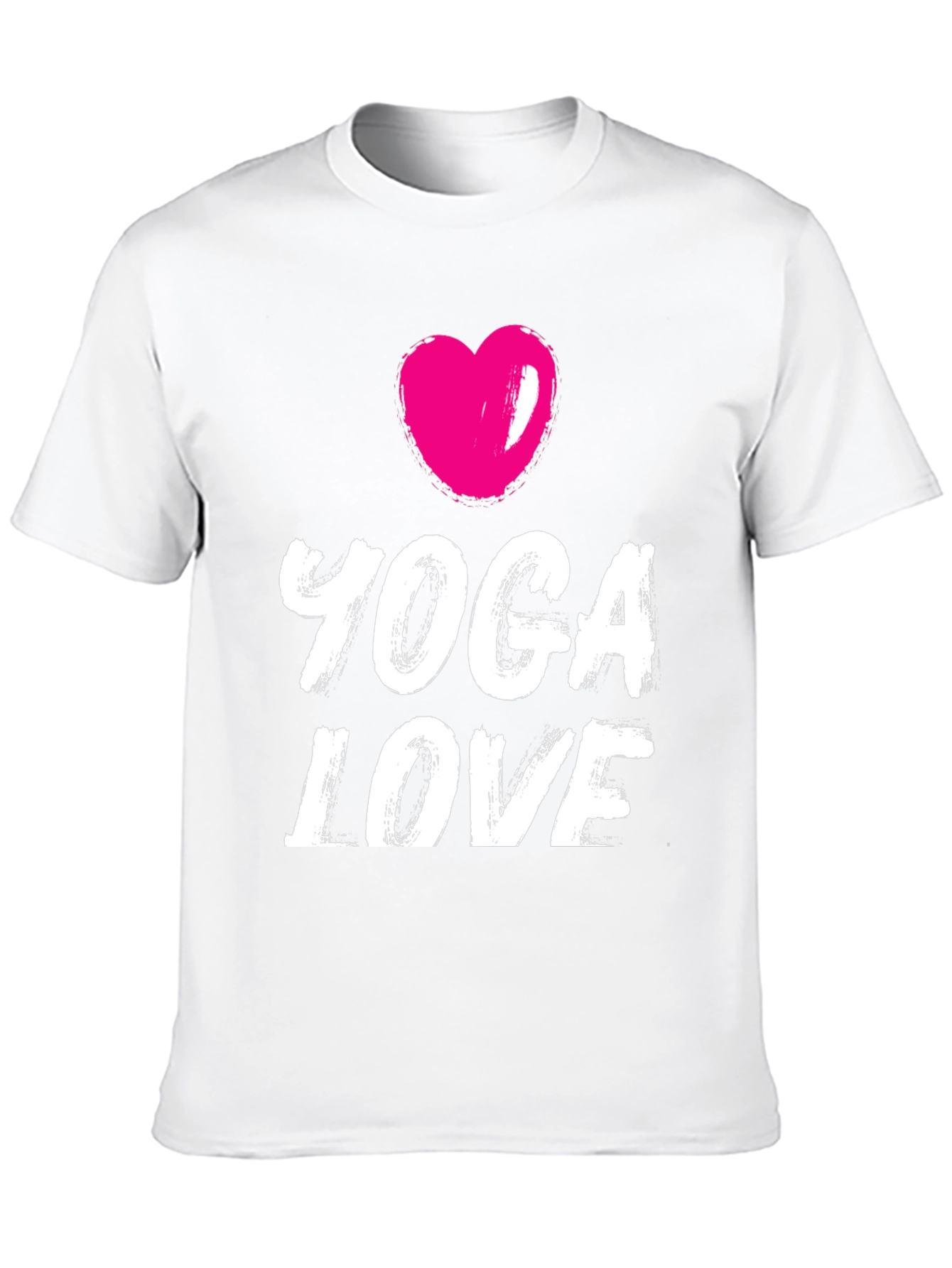 Yoga Love Graphic Tee - Black