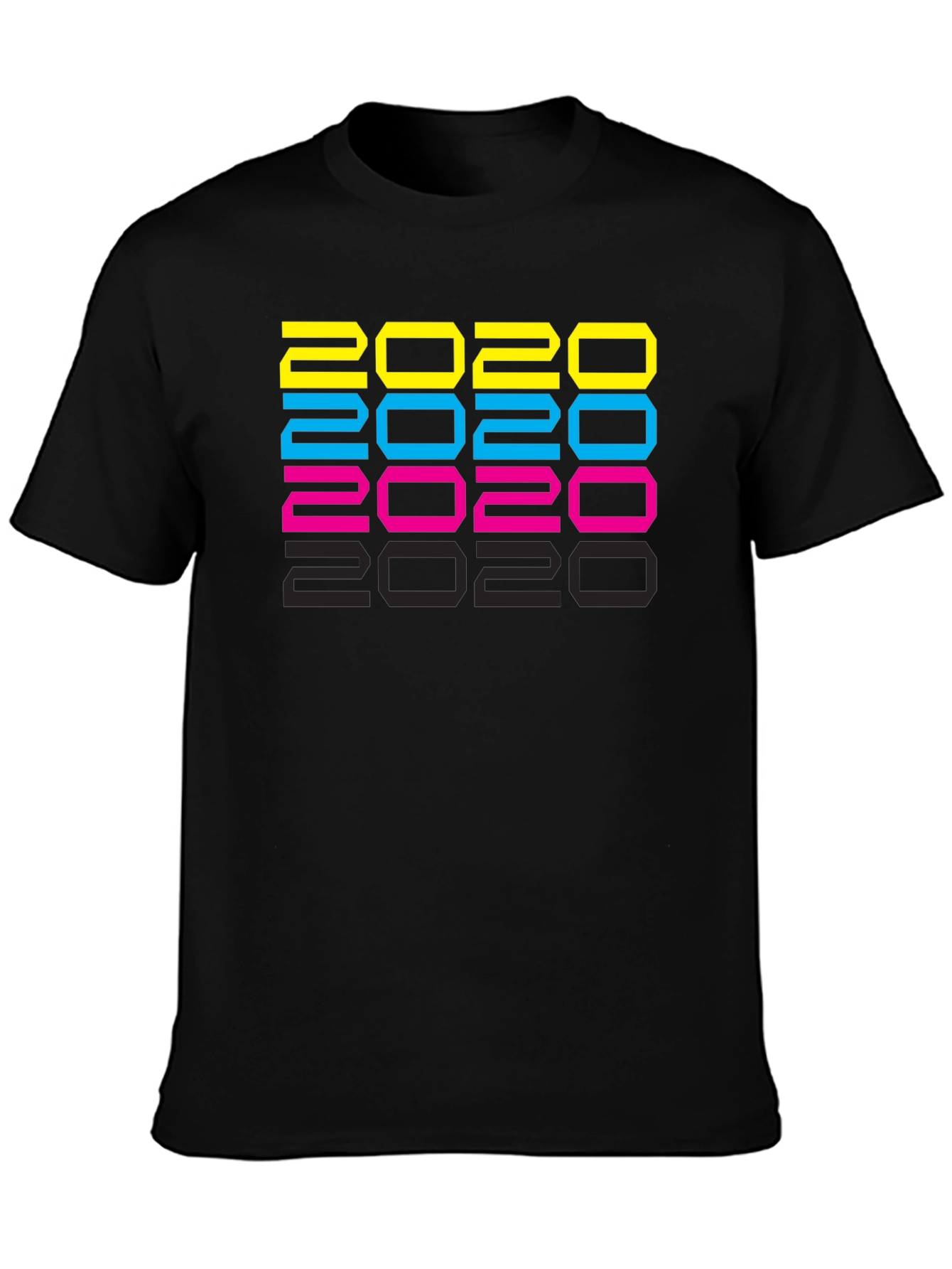 2020 Graphic T-Shirt - Retro Style Print Tee