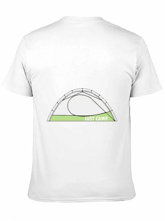 Just Camp Black Graphic Tee