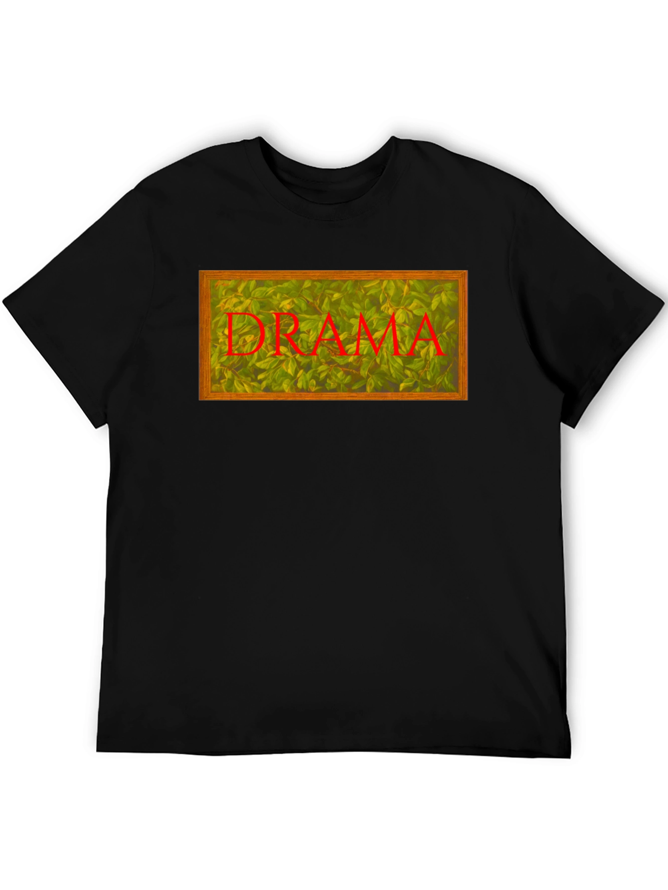 Drama Leaves T-Shirt - Unique Design