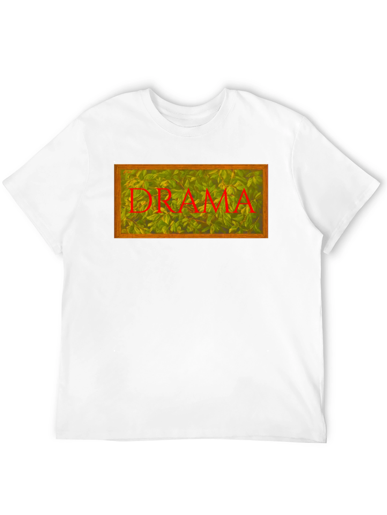 Drama Leaves T-Shirt - Unique Design