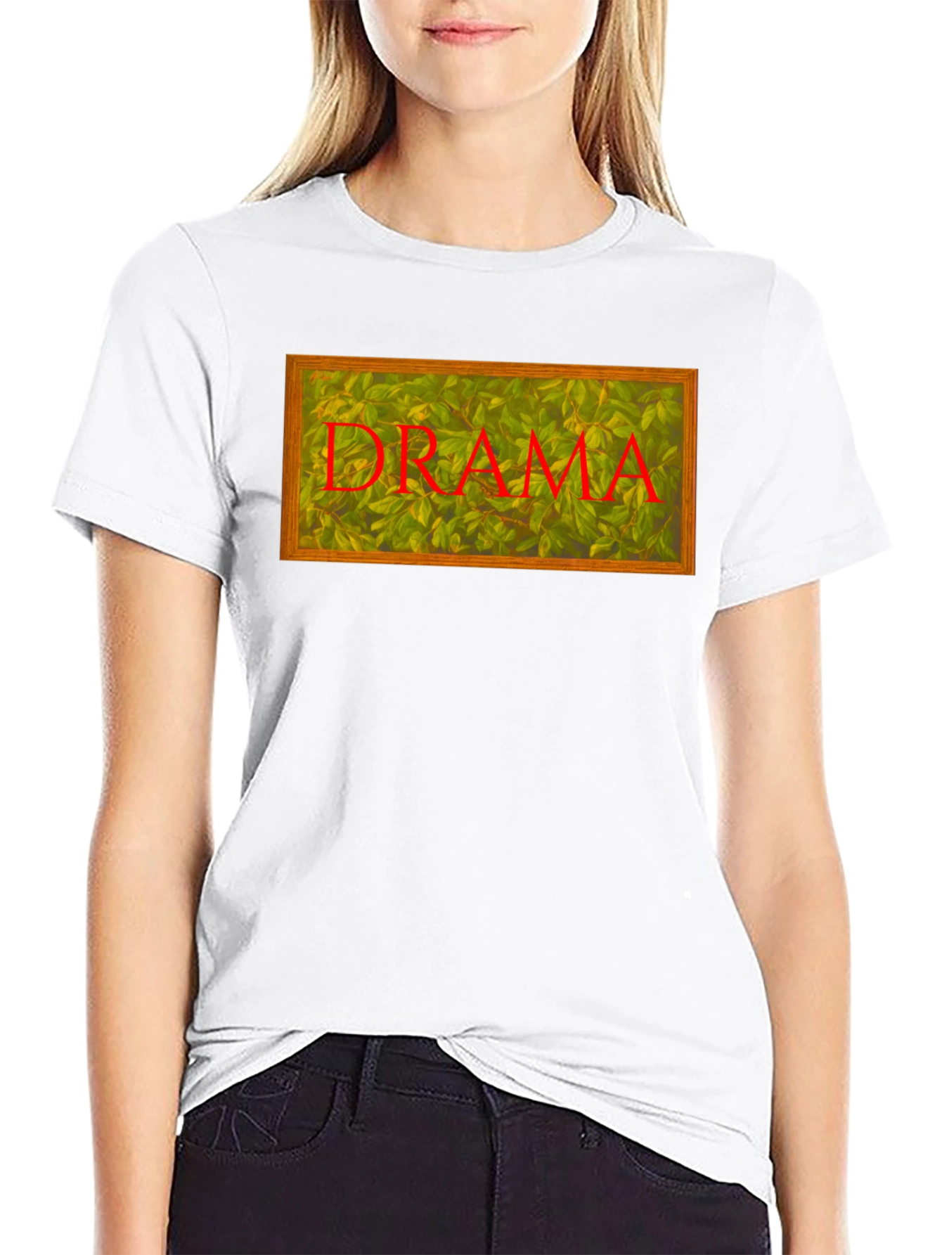 Drama Leaves T-Shirt - Unique Design
