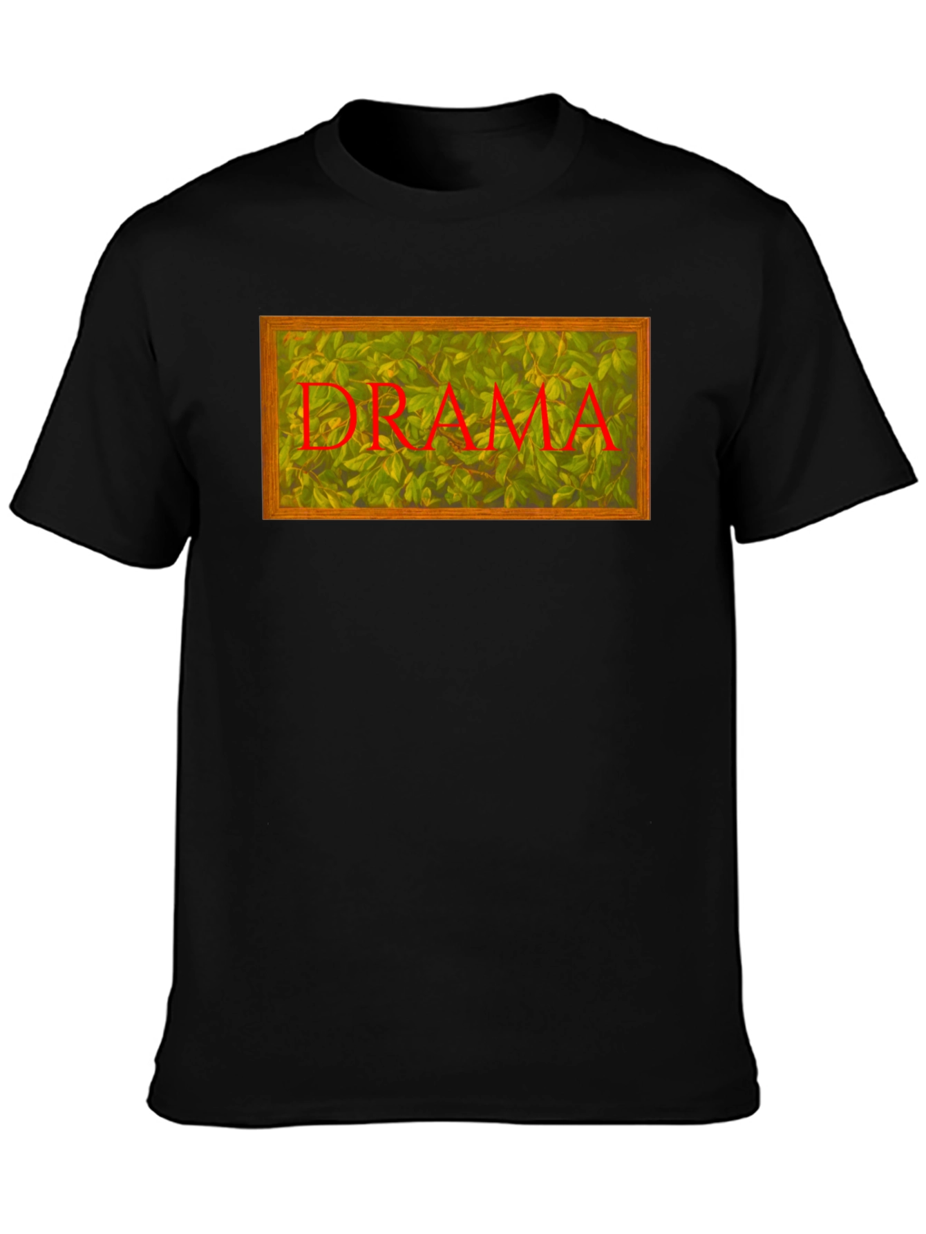 Drama Leaves T-Shirt - Unique Design