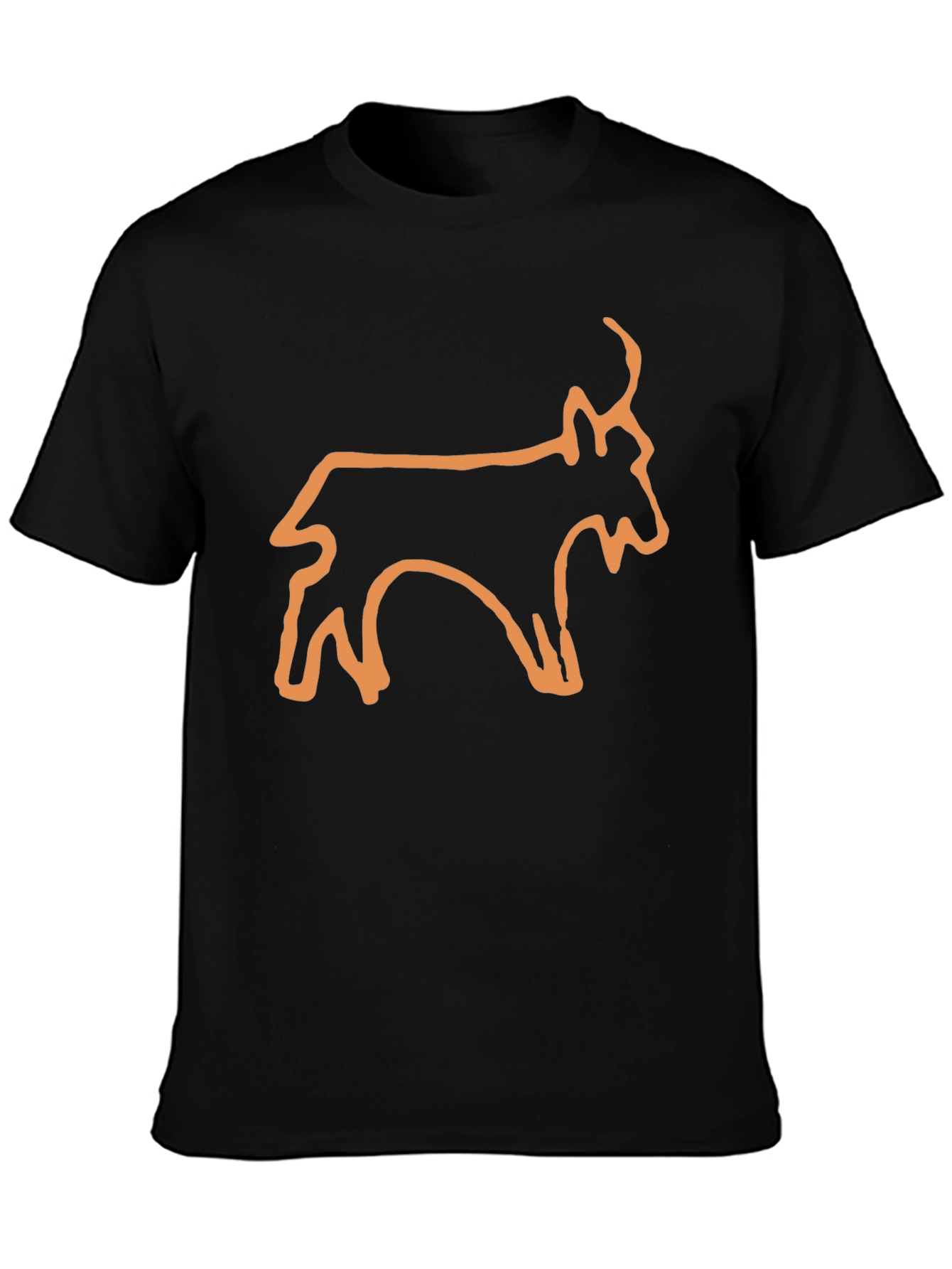 Minimalist Goat Outline Tee