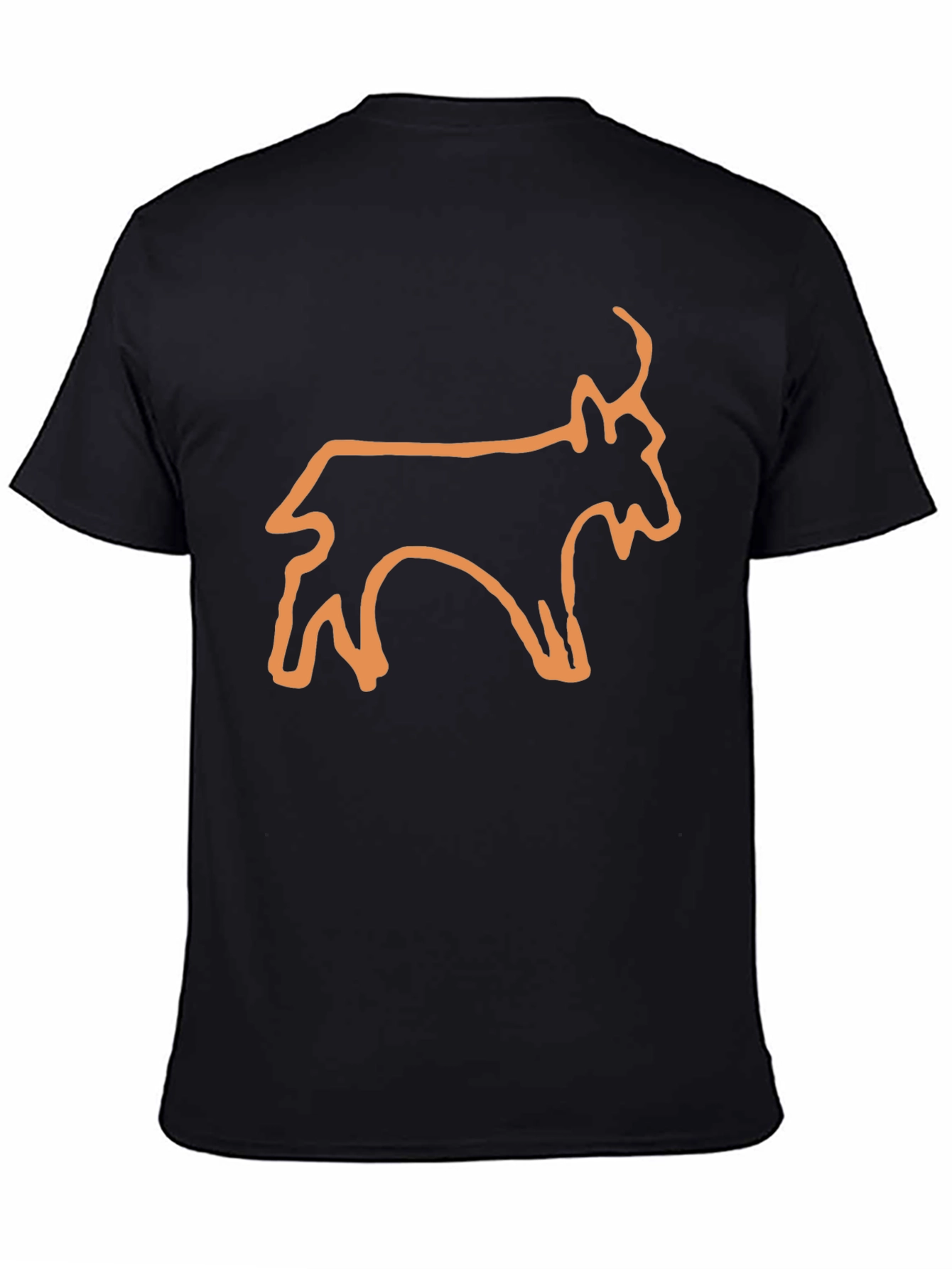 Minimalist Goat Outline Tee