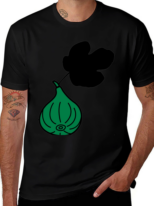 Fig Graphic Tee - Mens Short Sleeve Black T-Shirt