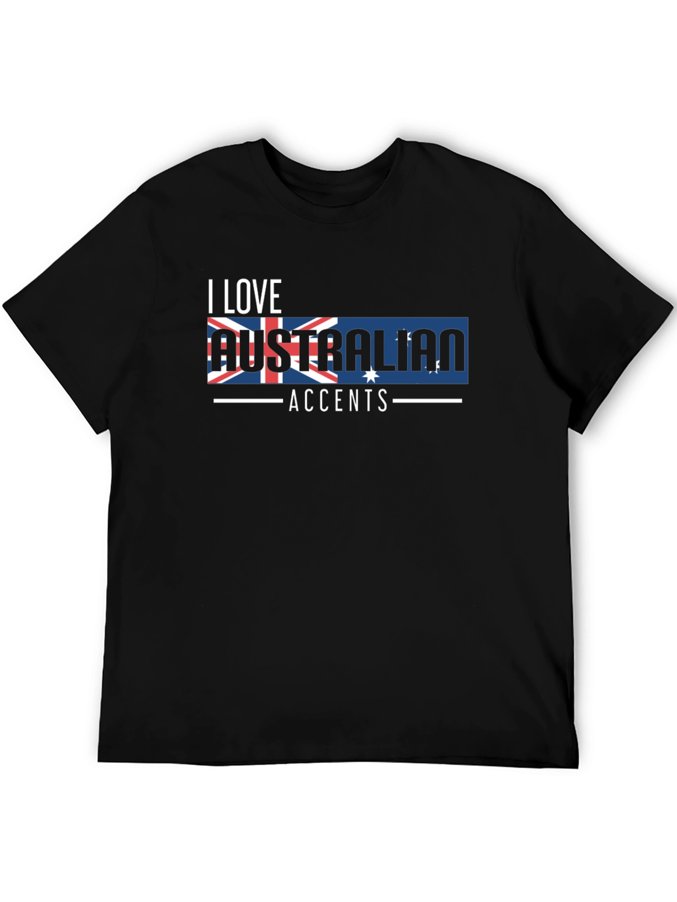 I Love Australian Accents Graphic Tee