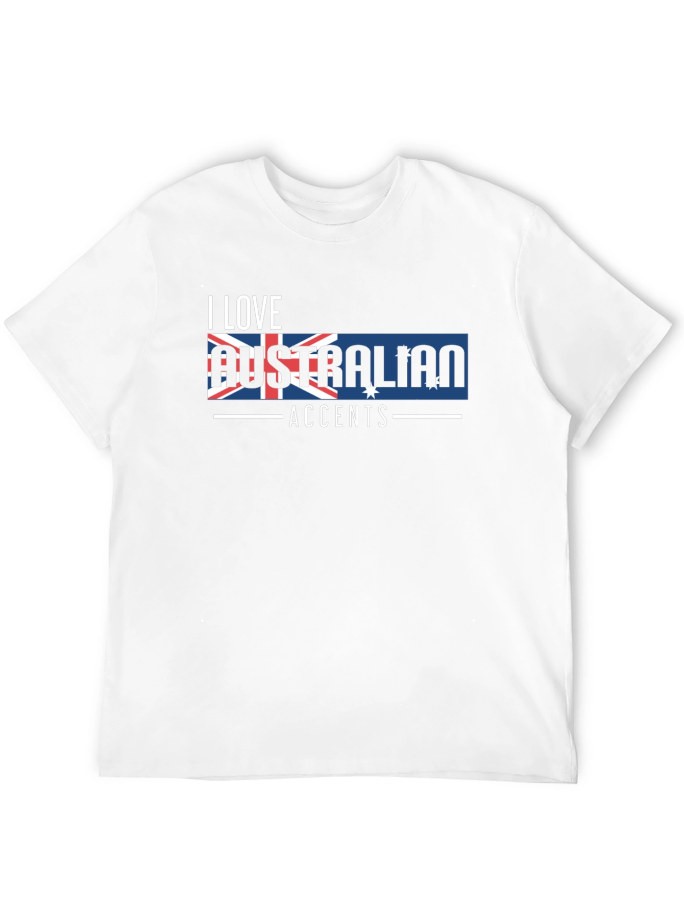 I Love Australian Accents Graphic Tee