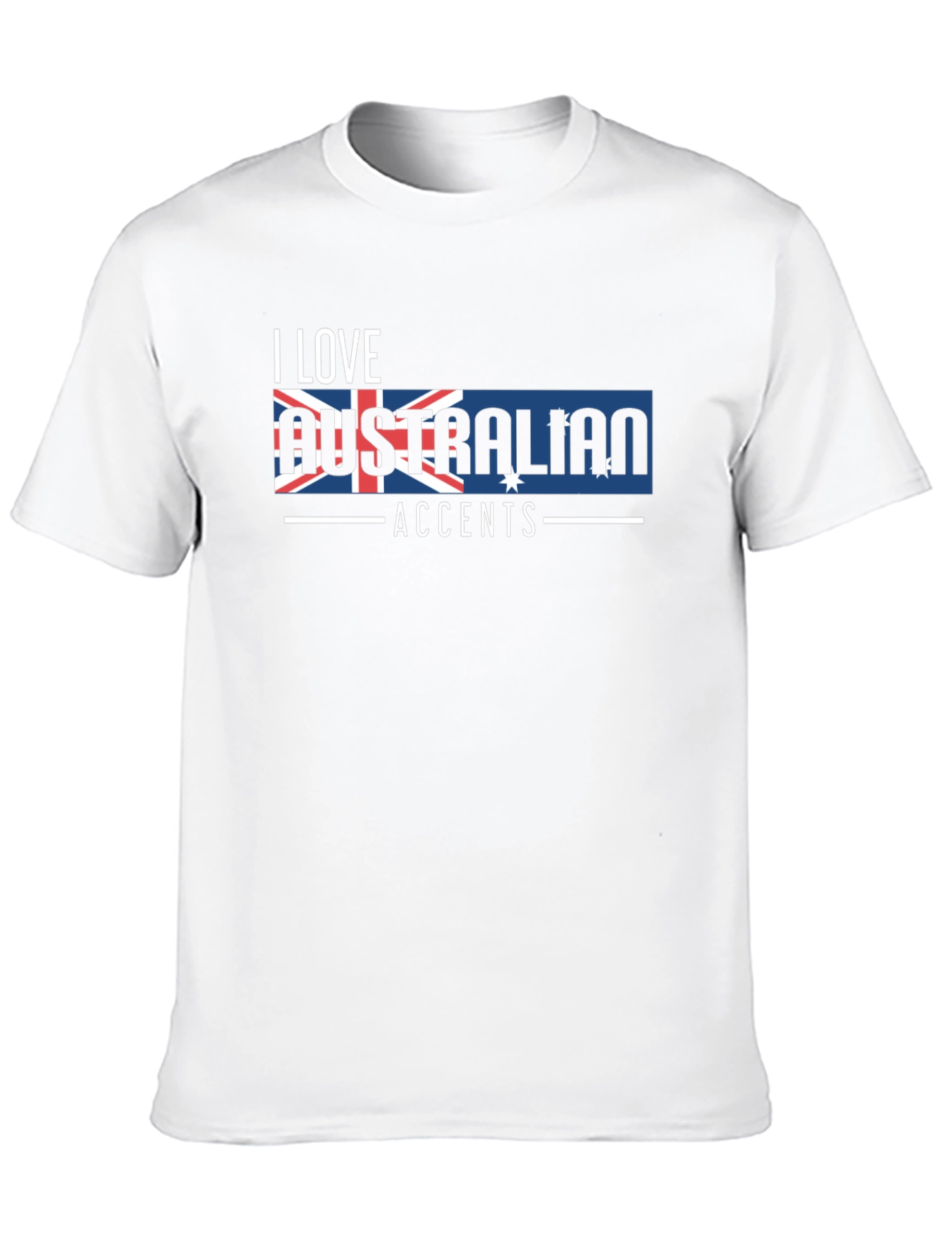 I Love Australian Accents Graphic Tee