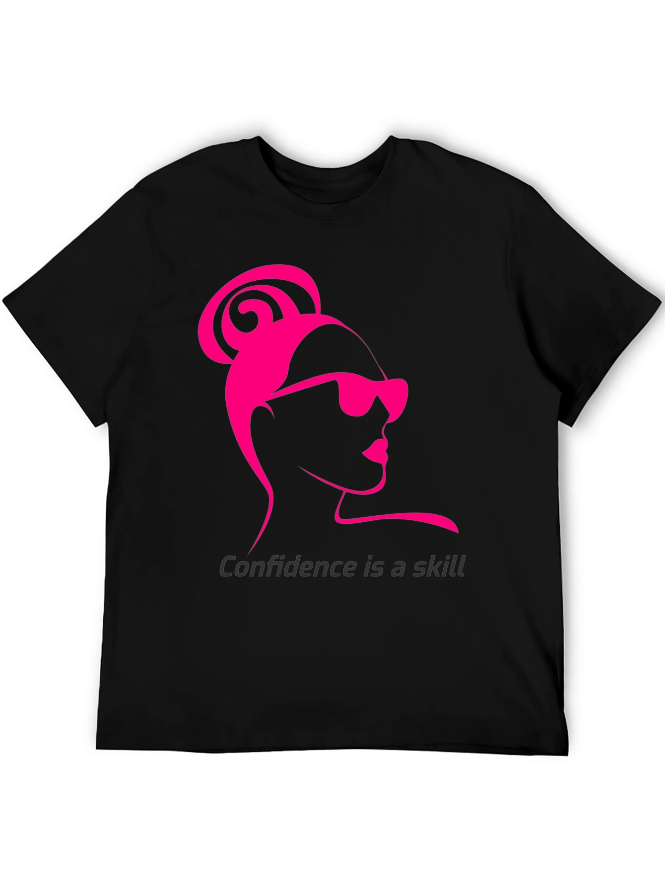 Confidence Skill T-Shirt - Black Stylish Tee