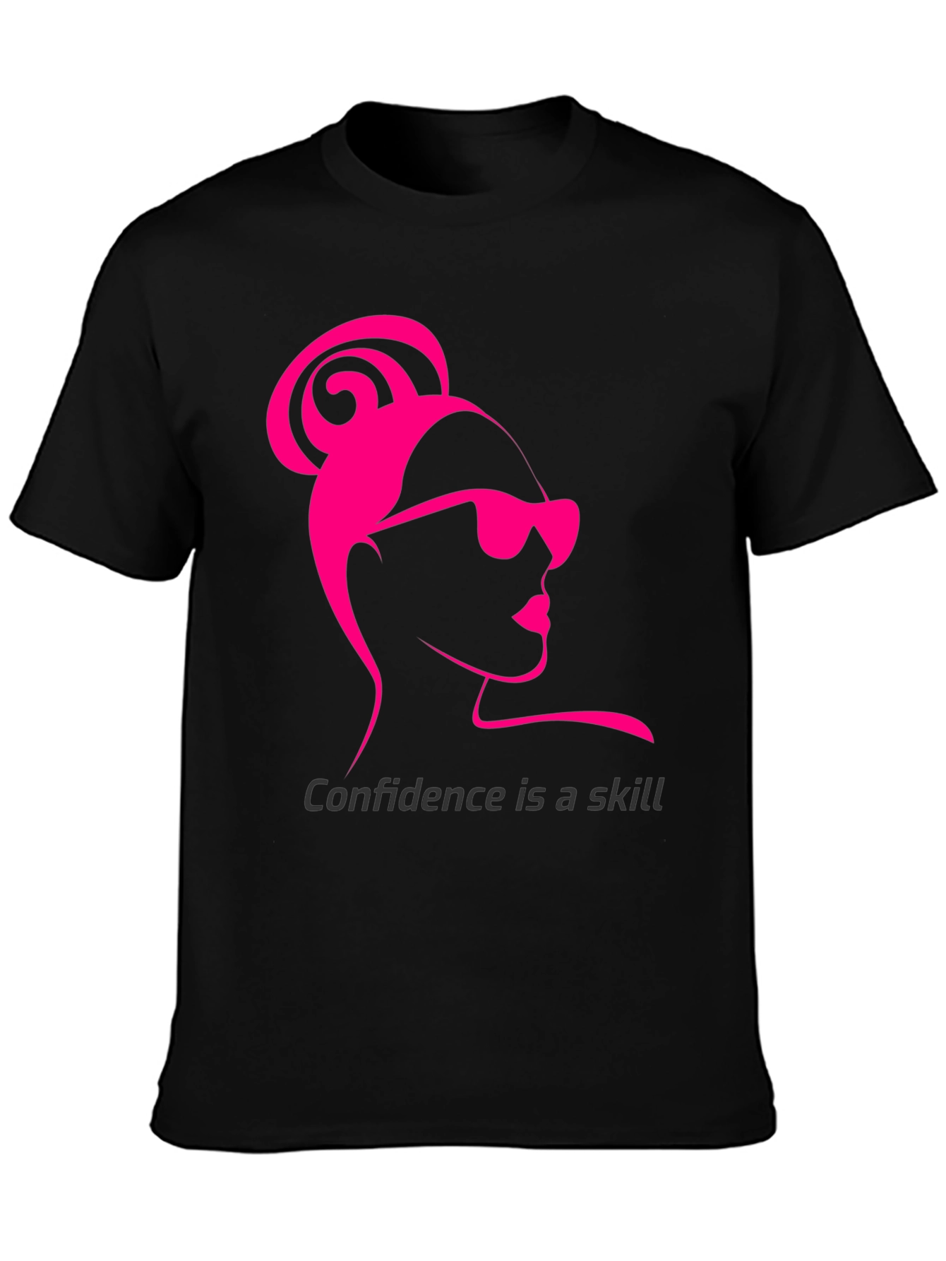 Confidence Skill T-Shirt - Black Stylish Tee