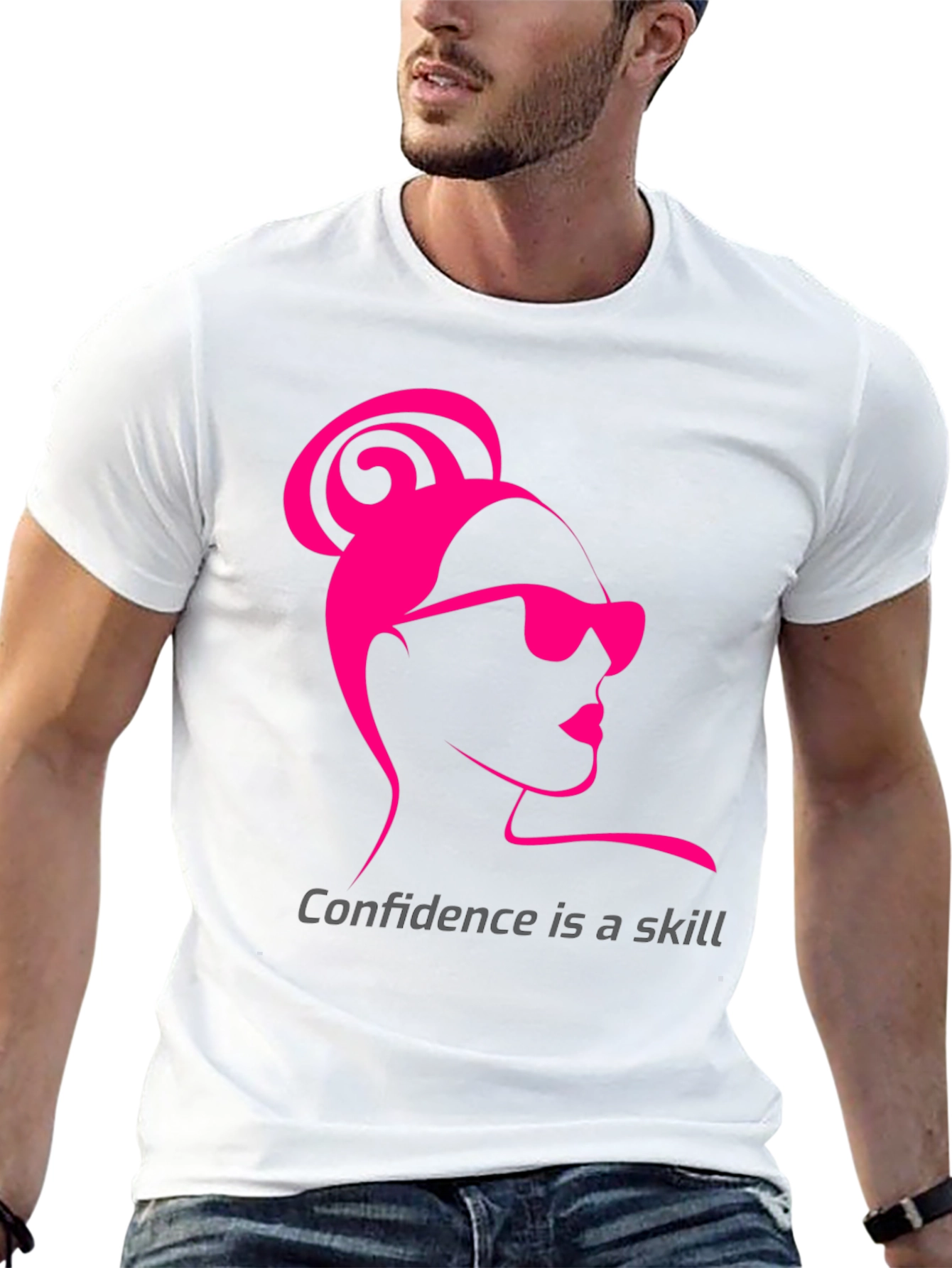 Confidence Skill T-Shirt - Black Stylish Tee