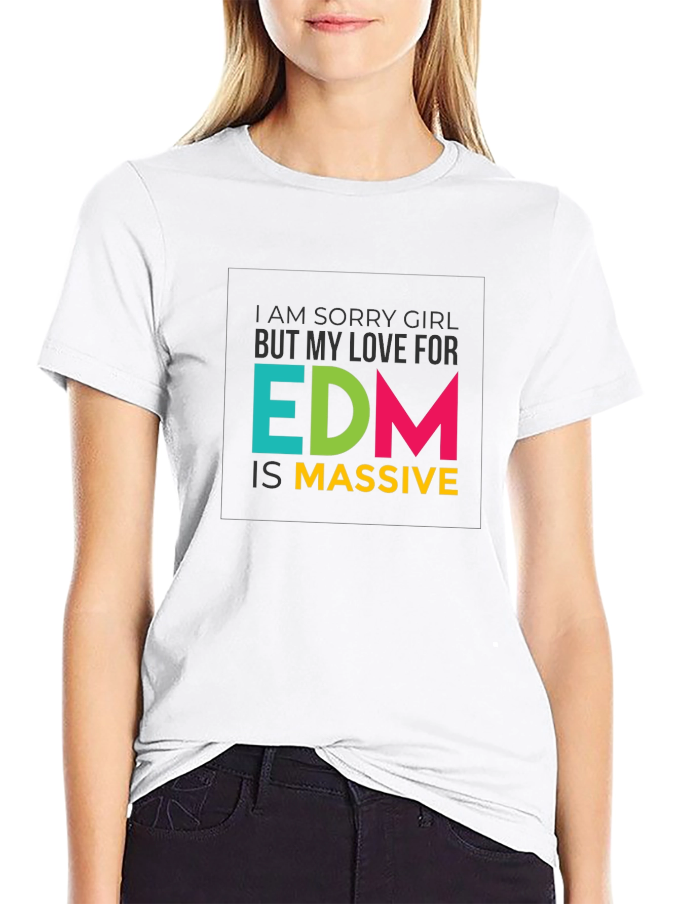 EDM is Massive Graphic Tee - Music Lover T-Shirt