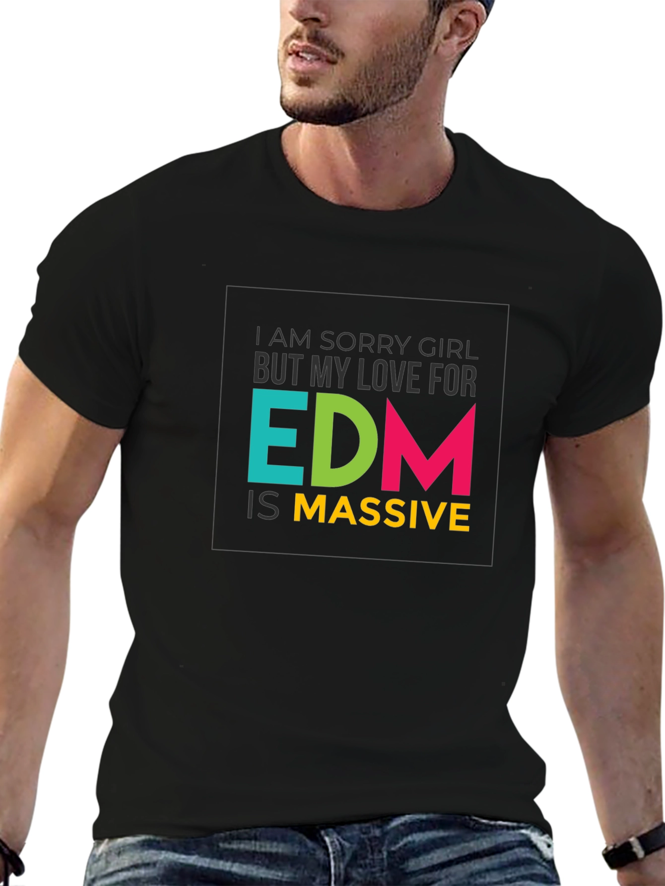 EDM is Massive Graphic Tee - Music Lover T-Shirt