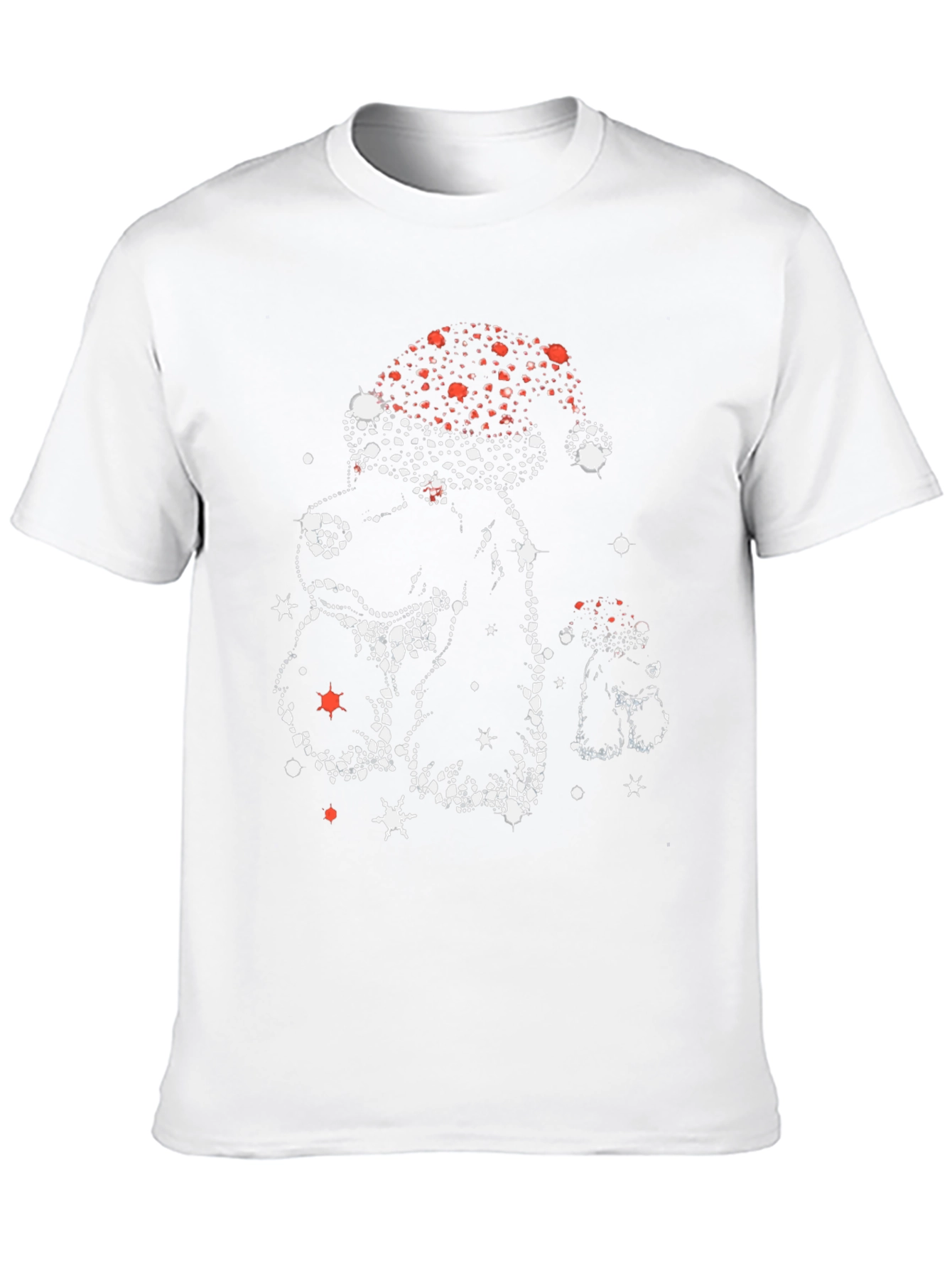Festive Santa Dog T-Shirt