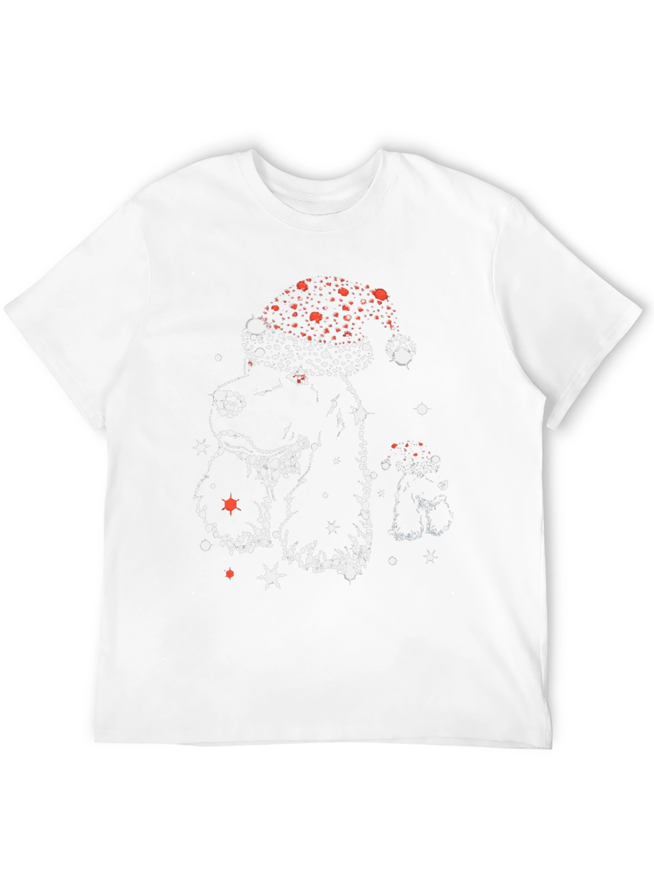 Festive Santa Dog T-Shirt
