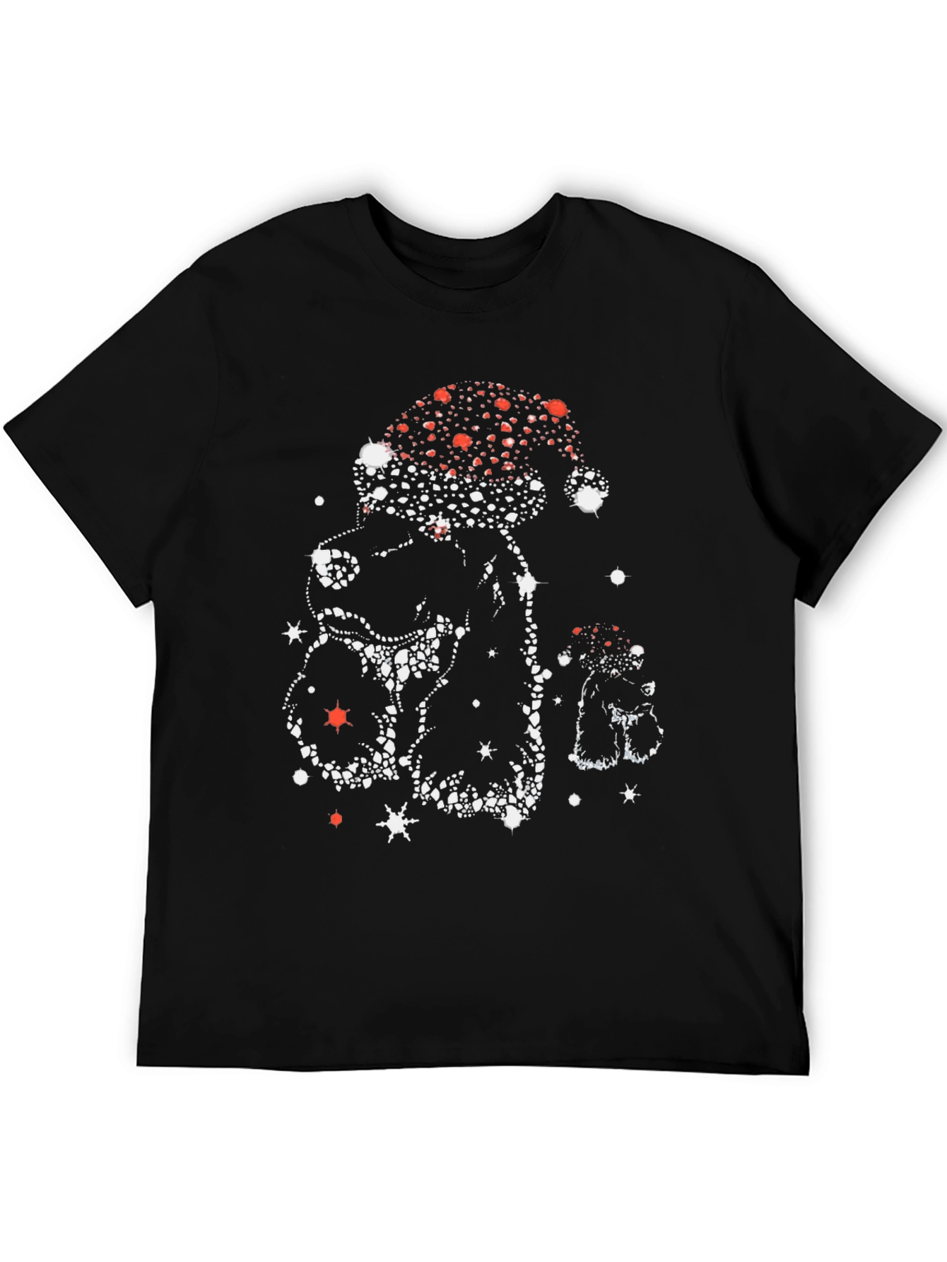 Festive Santa Dog T-Shirt
