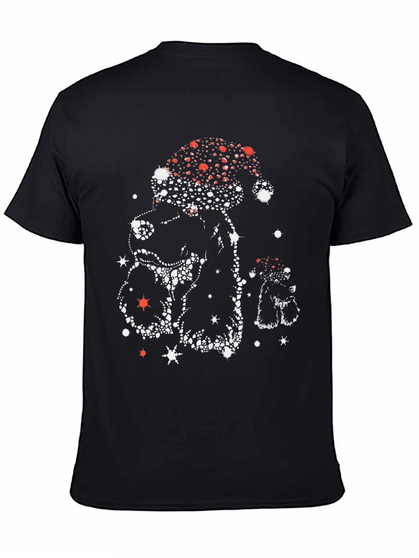 Festive Santa Dog T-Shirt