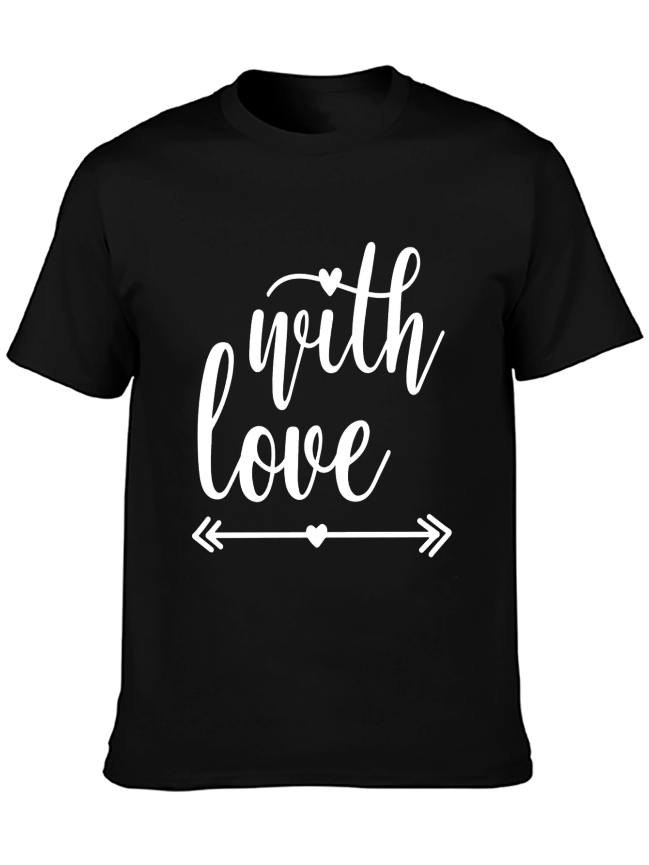 With Love Graphic Black T-Shirt