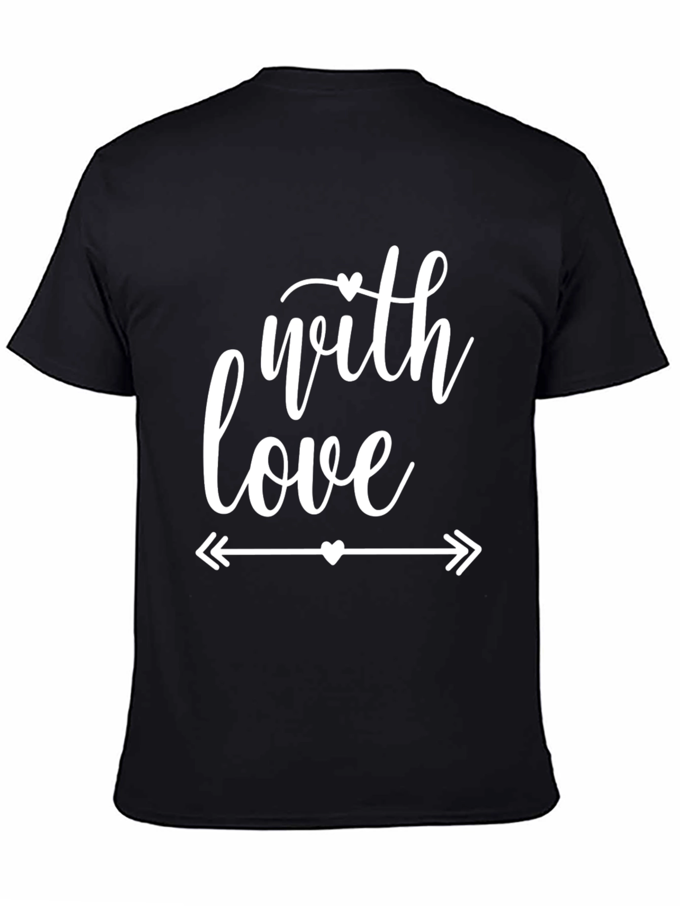 With Love Graphic Black T-Shirt