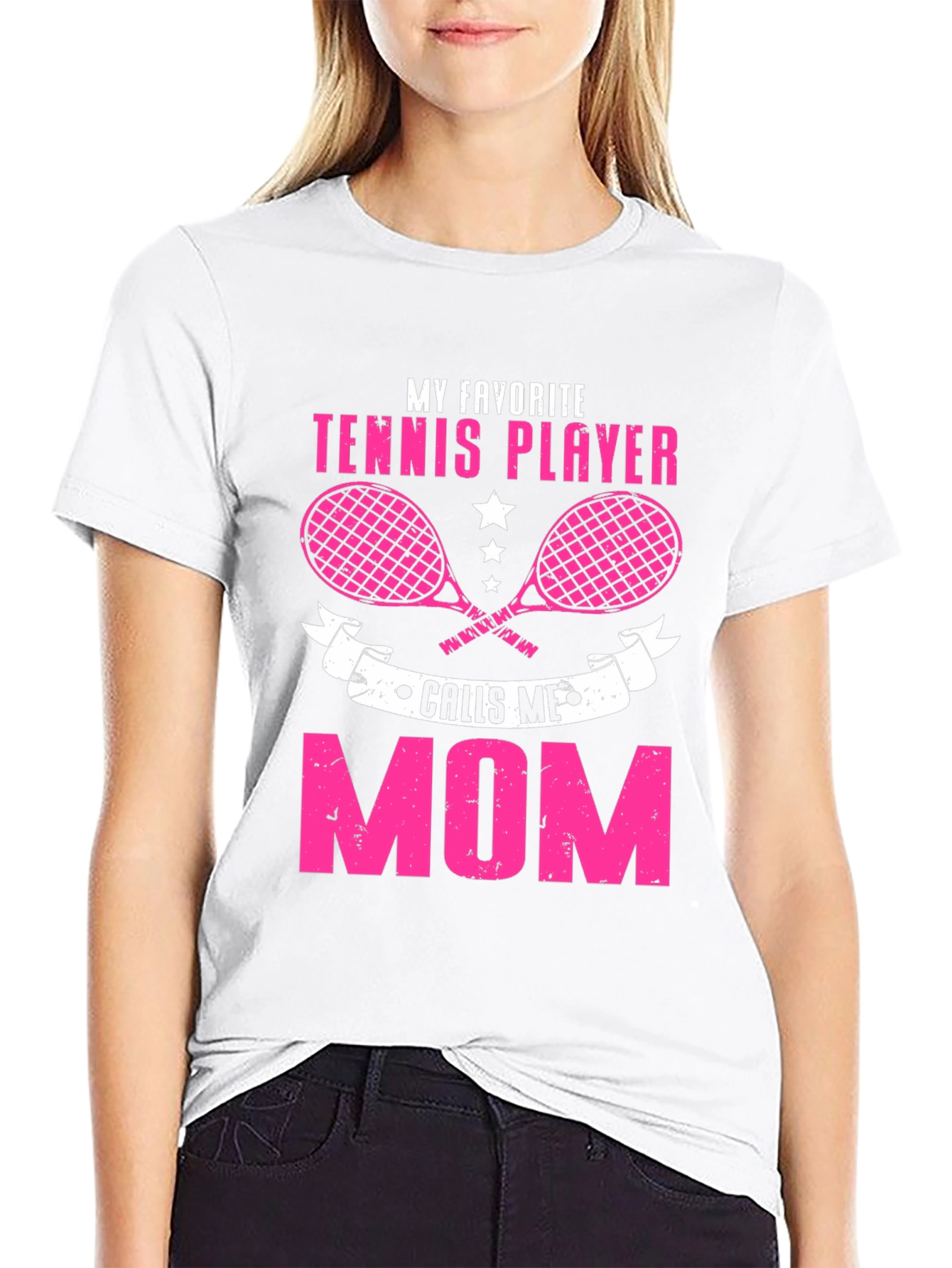 Tennis Mom T-Shirt - My Favorite Tennis Player