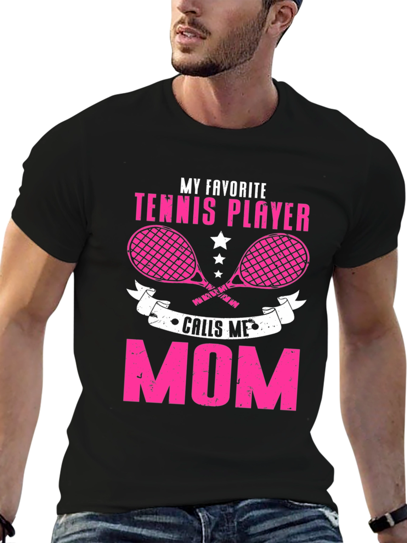 Tennis Mom T-Shirt - My Favorite Tennis Player