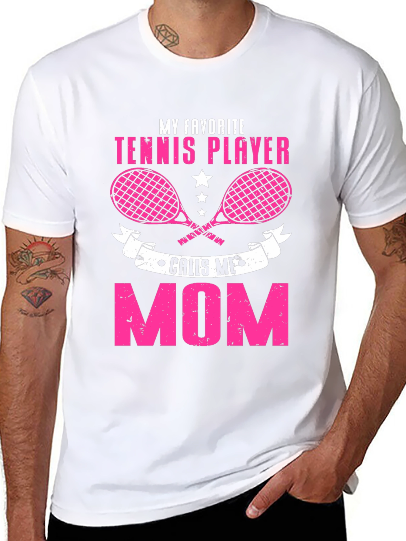 Tennis Mom T-Shirt - My Favorite Tennis Player