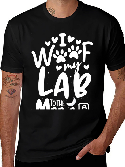 I Woof My Lab T-Shirt - Dog Lover Apparel
