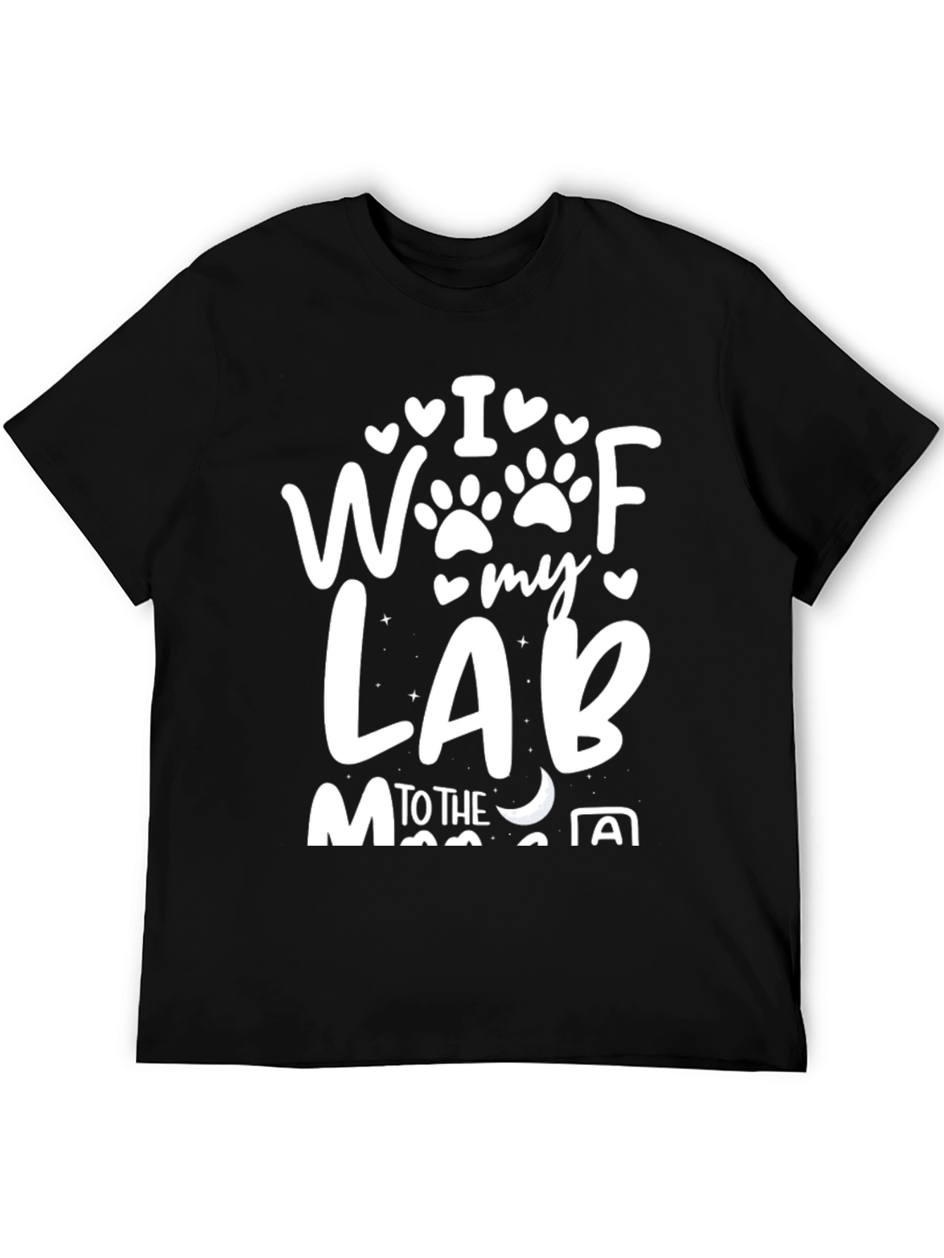 I Woof My Lab T-Shirt - Dog Lover Apparel