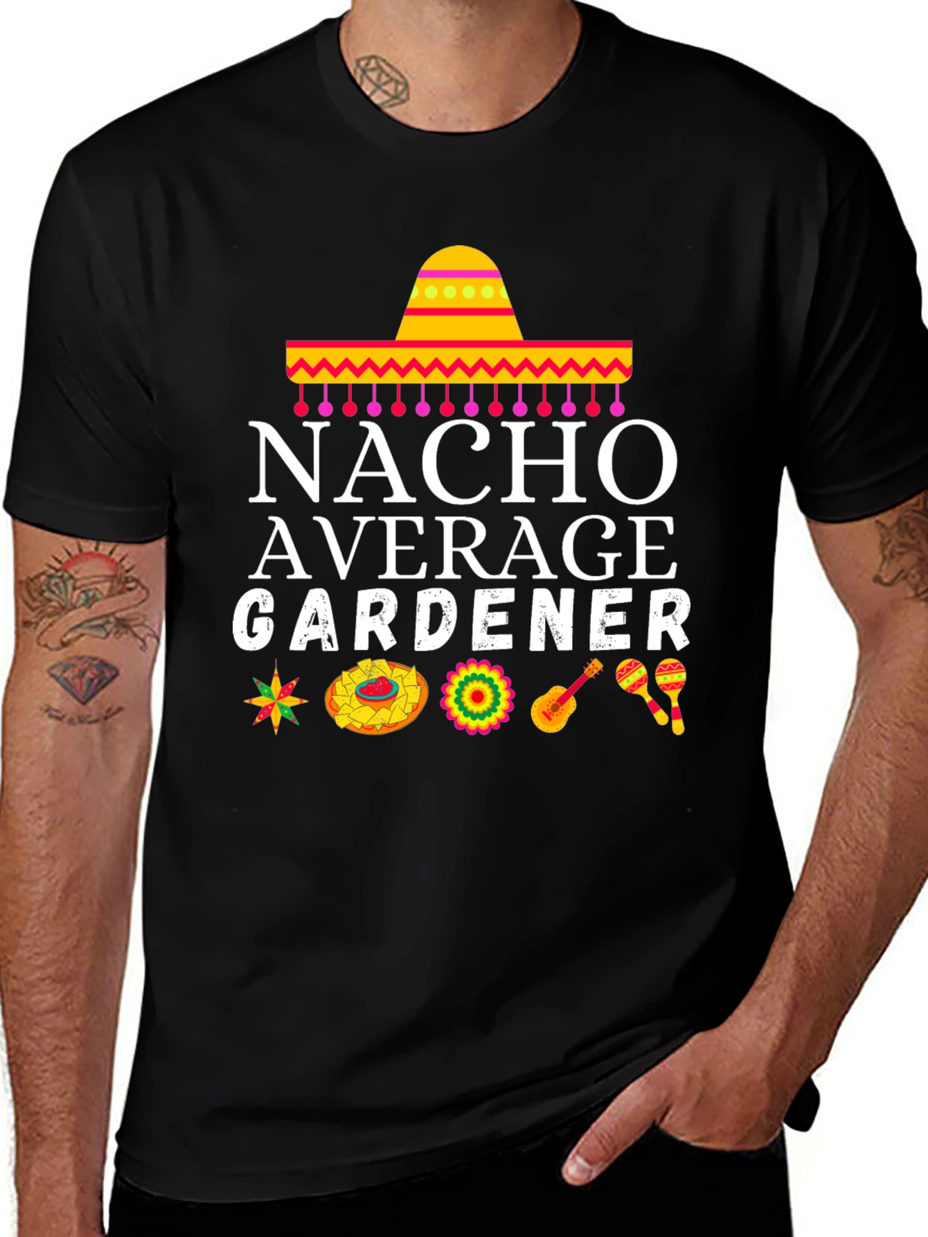 Nacho Average Gardener Graphic T-Shirt