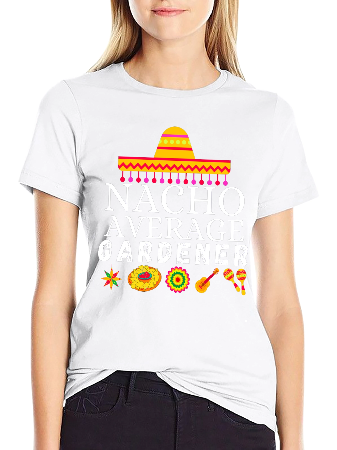 Nacho Average Gardener Graphic T-Shirt