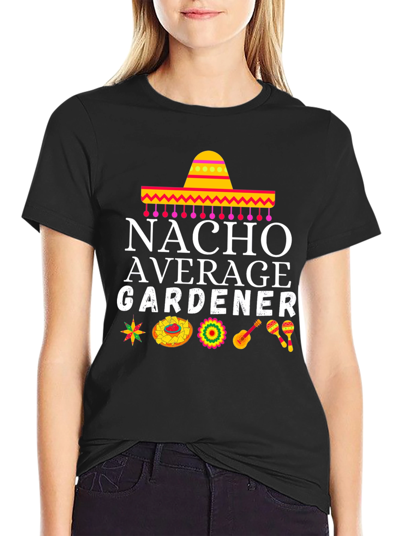 Nacho Average Gardener Graphic T-Shirt