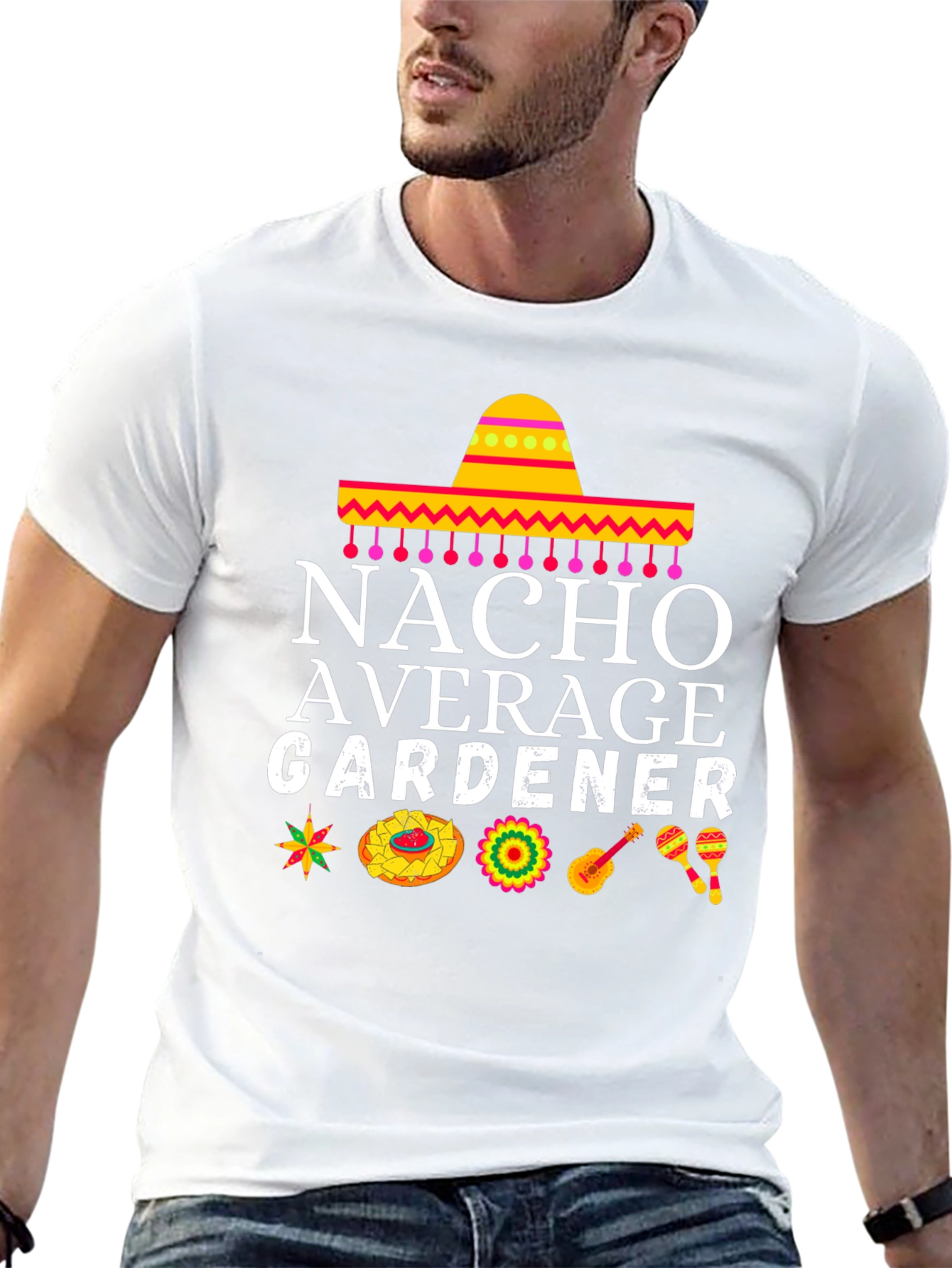 Nacho Average Gardener Graphic T-Shirt