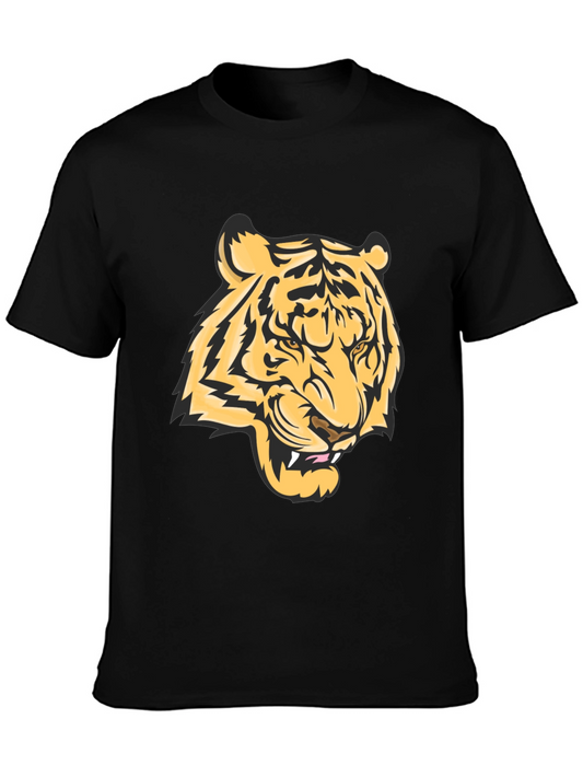 Cool Tiger Graphic Black T-Shirt