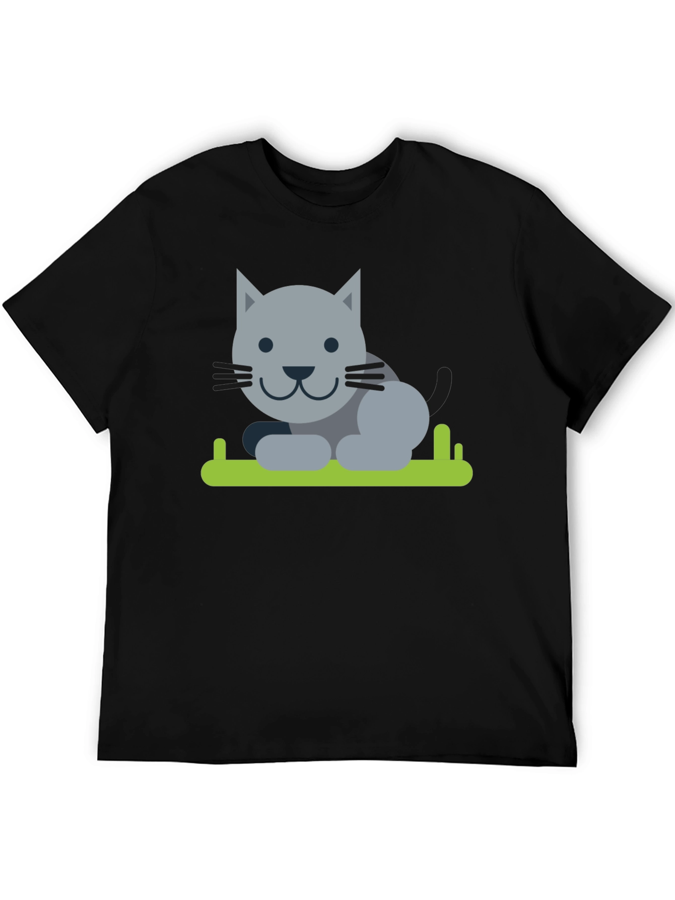 Cartoon Cat T-Shirt - Soft Cotton Tee