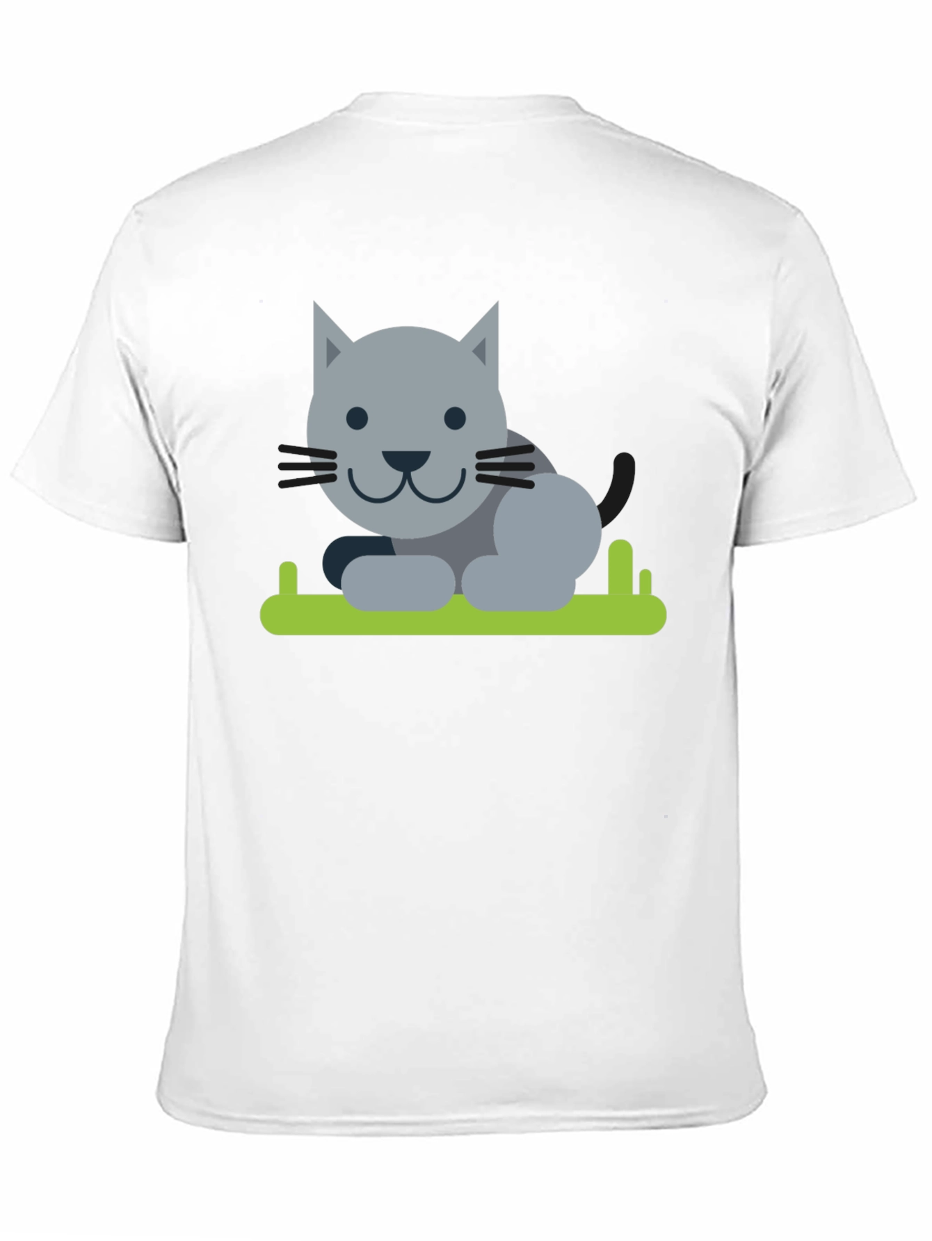 Cartoon Cat T-Shirt - Soft Cotton Tee