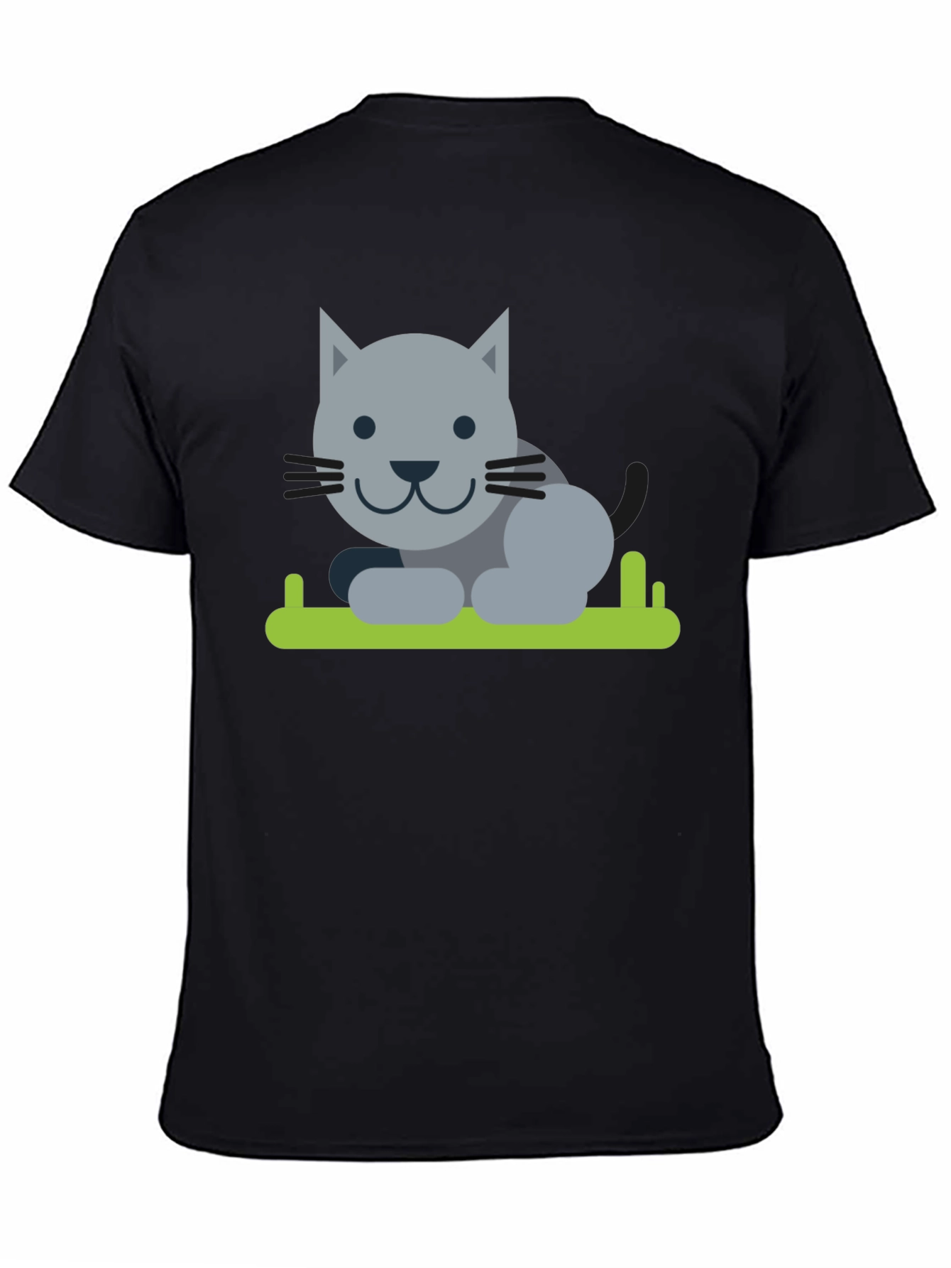 Cartoon Cat T-Shirt - Soft Cotton Tee