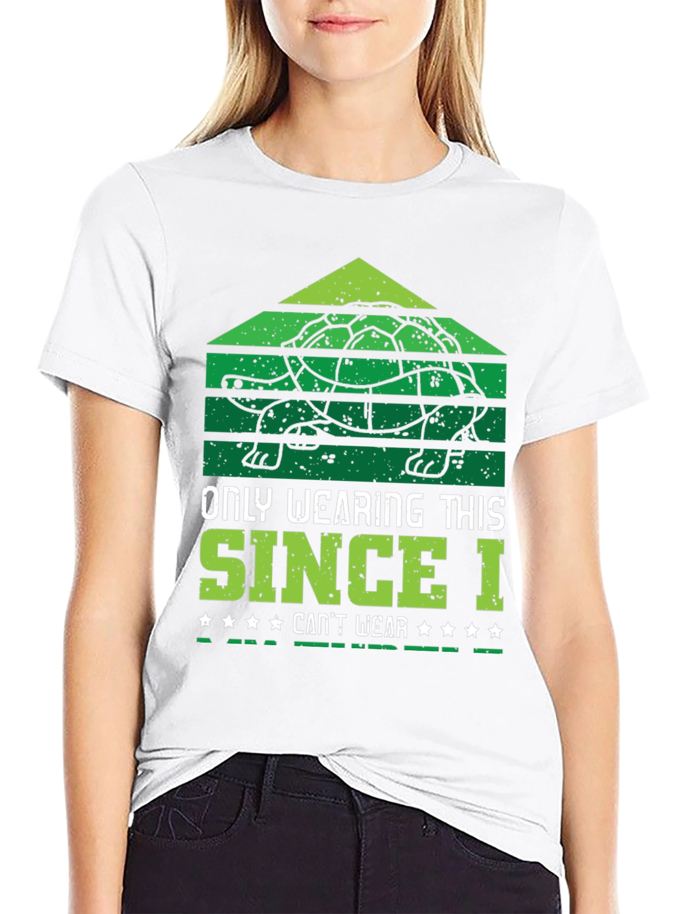Turtle T-Shirt: Only Wearing This Since I Cant Wear...
